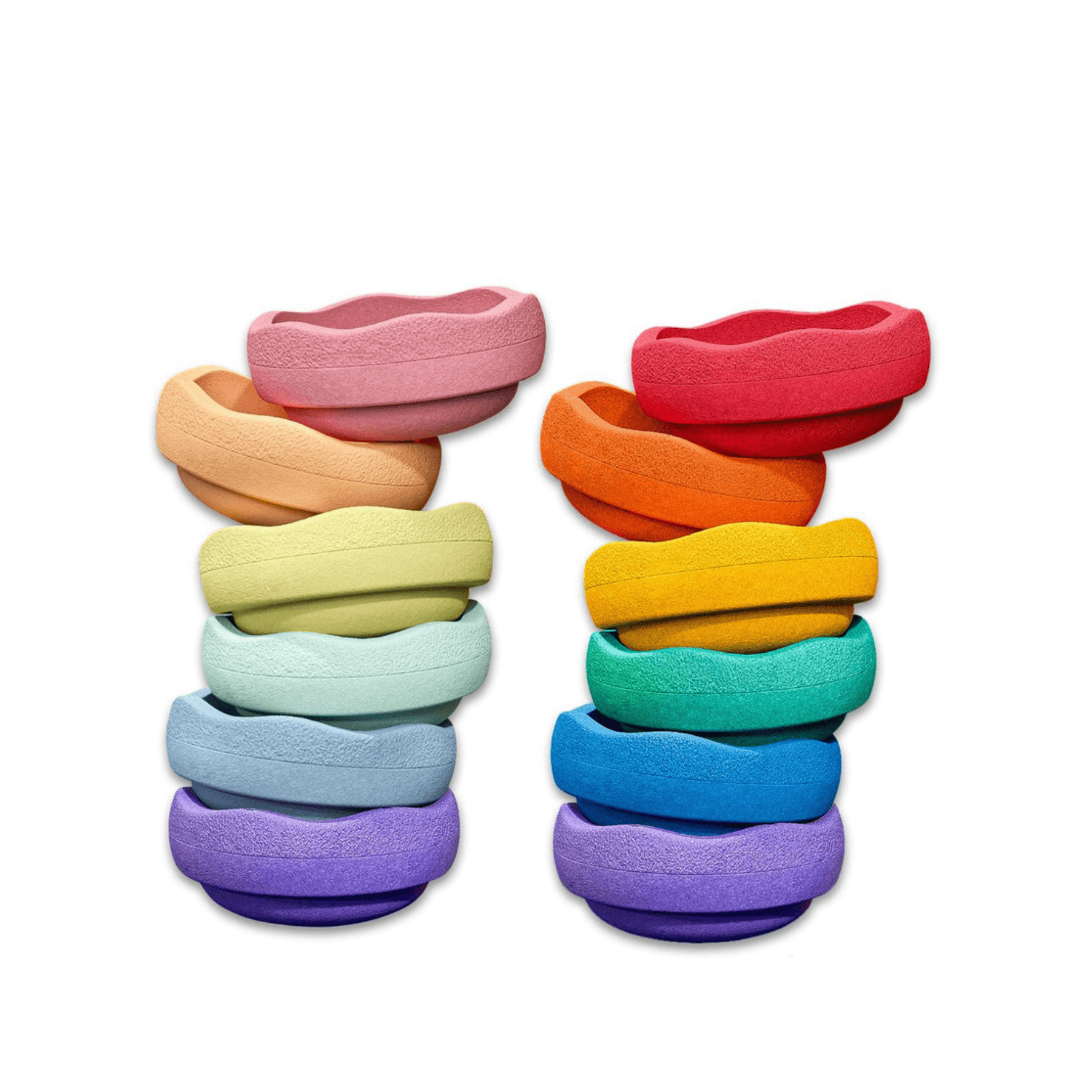 Stapelstein® Gruppenset Original rainbow Set Classic und/oder pastel - LeoBabys