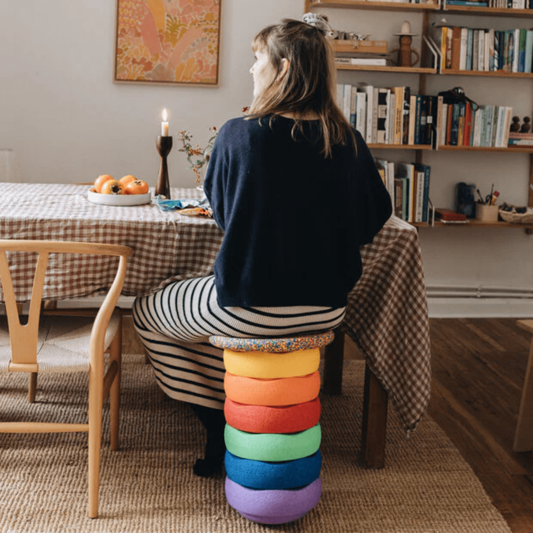 Stapelstein® Rainbow Set classic 6+1 BOARD SUPER CONFETTI - LeoBabys