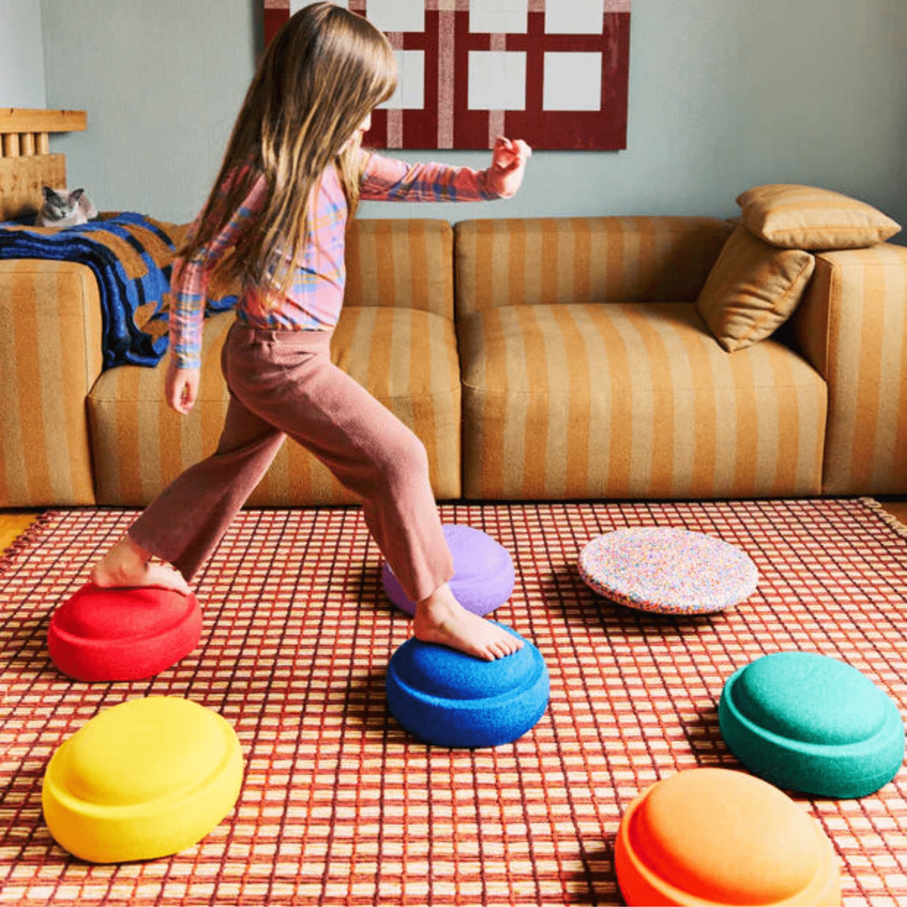 Stapelstein® Rainbow Set classic 6+1 BOARD SUPER CONFETTI - LeoBabys