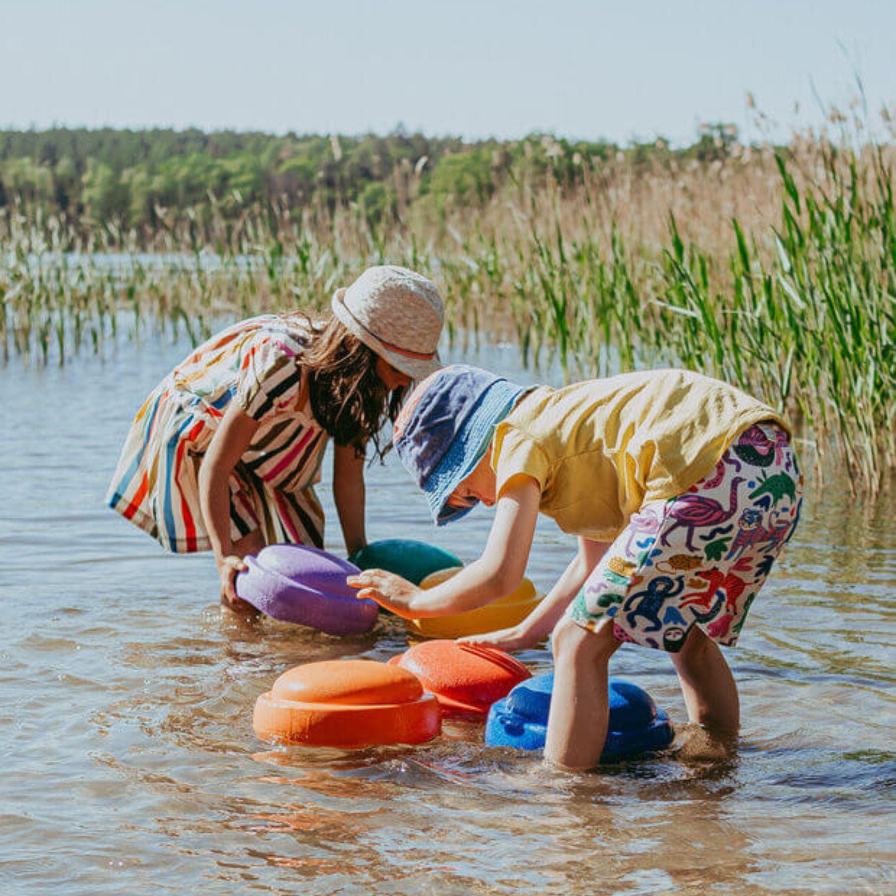 Stapelstein® Spring Special Rainbow — 6 Steine - LeoBabys
