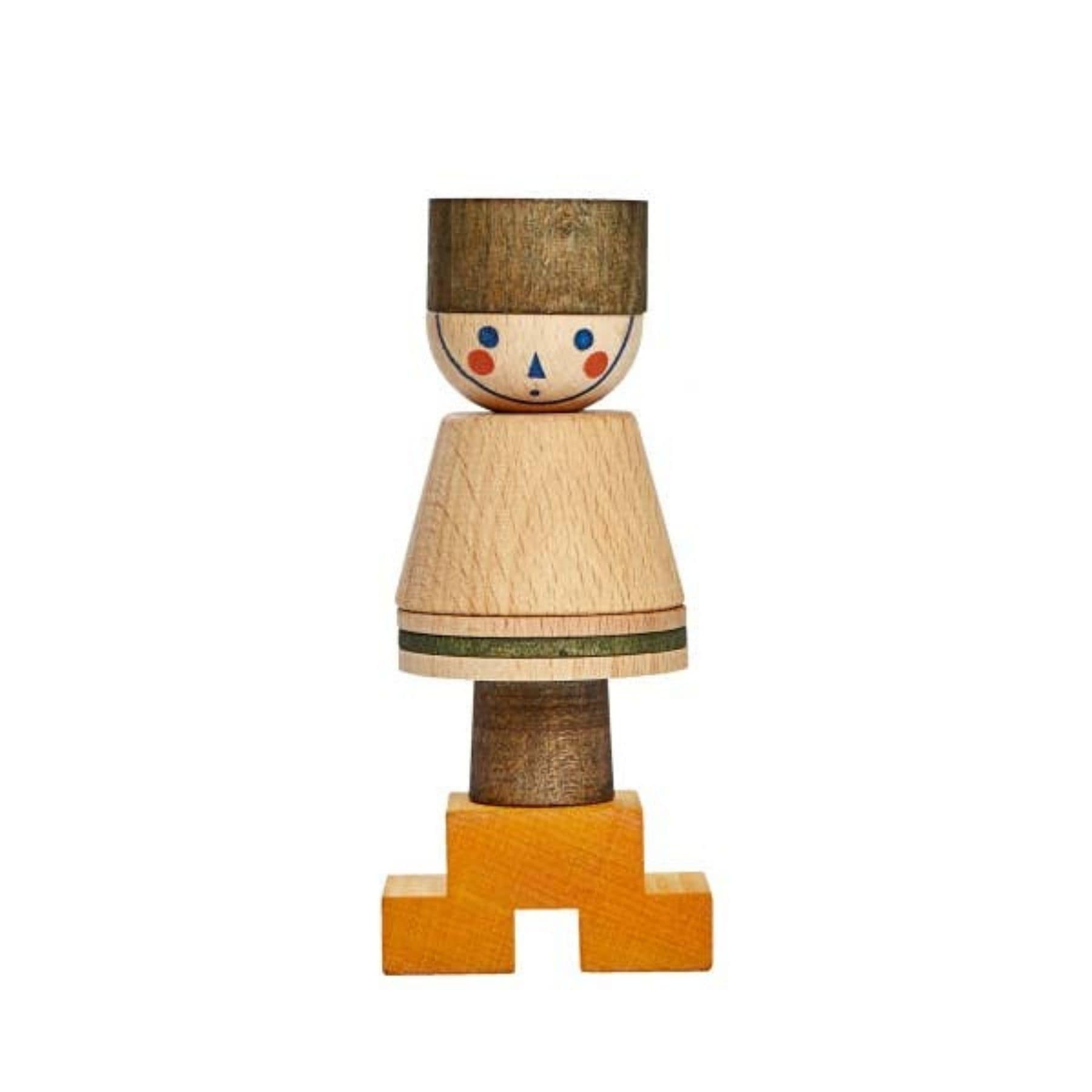 Steckfigur LALA - Montessori Stapelfigur aus Holz | Wooden Story