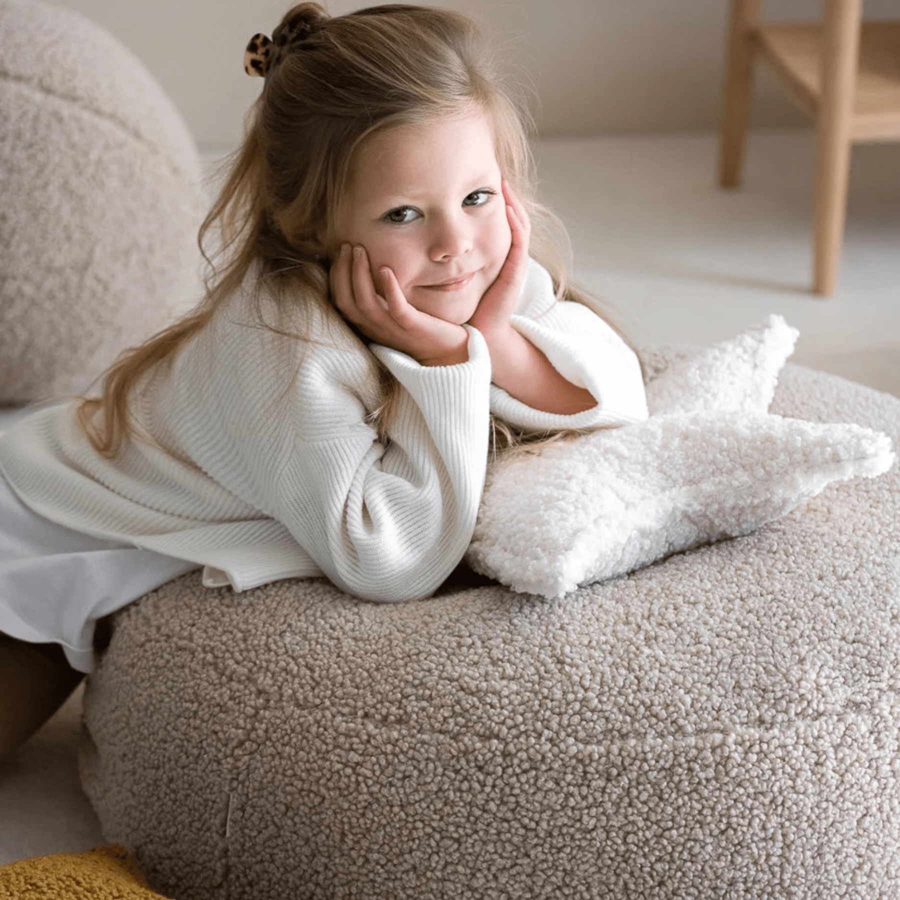 Teddy Sitzsack und Ottoman Set wigiwama