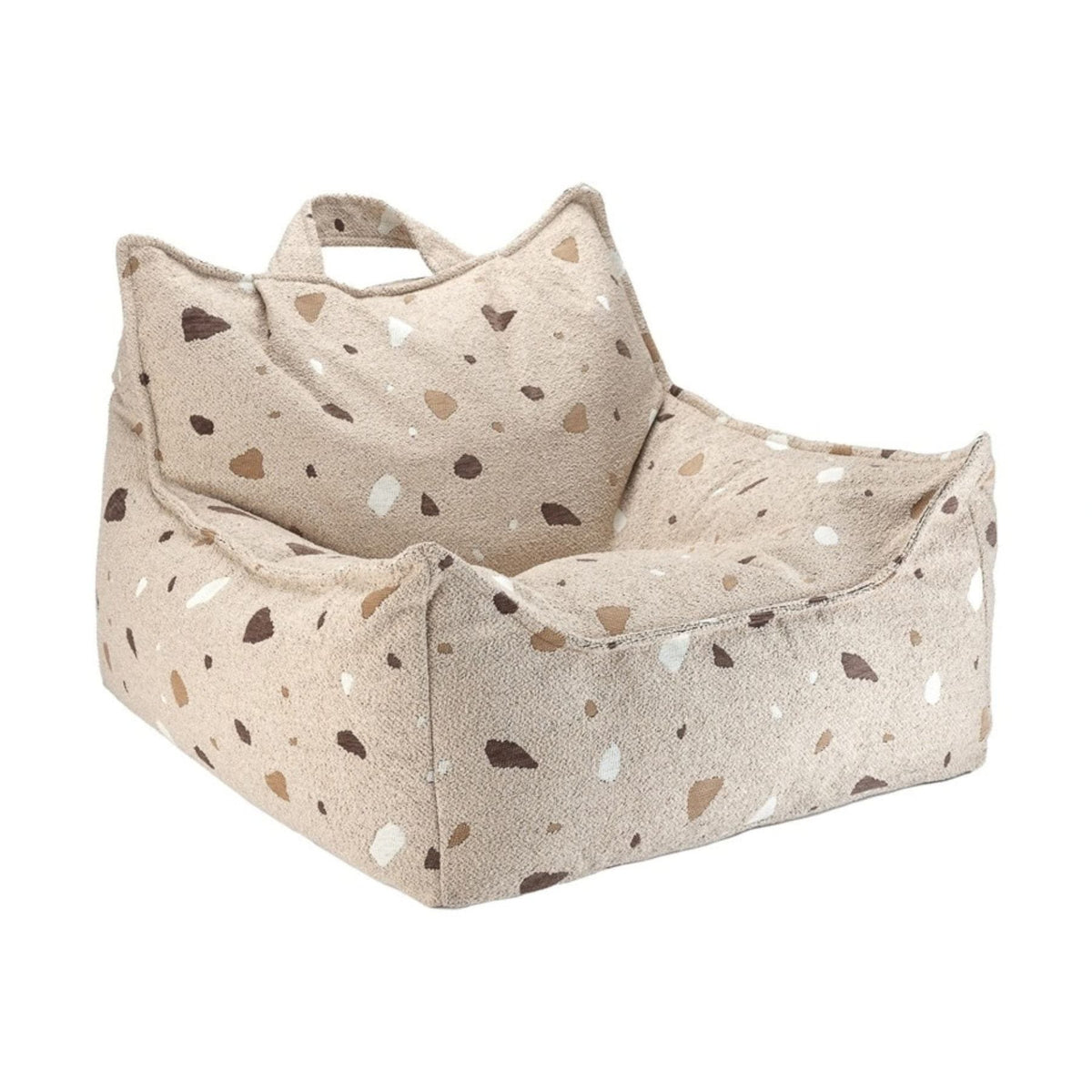 Sitzsäcke wigiwama Sitzsack-Sessel Terrazzo aus Bouclé für Kinder