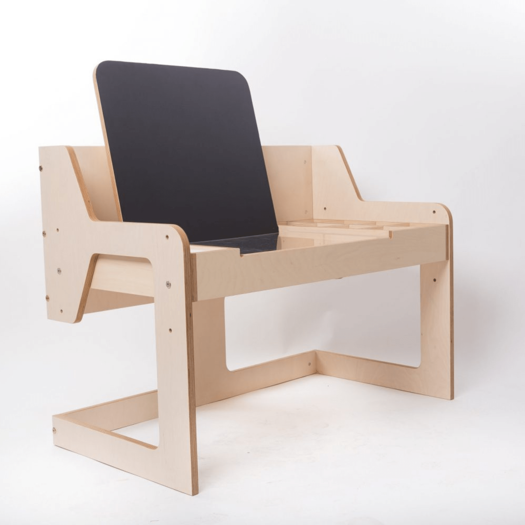 Verstellbarer Montessori Kindertisch und Stuhl Set luula - LeoBabys