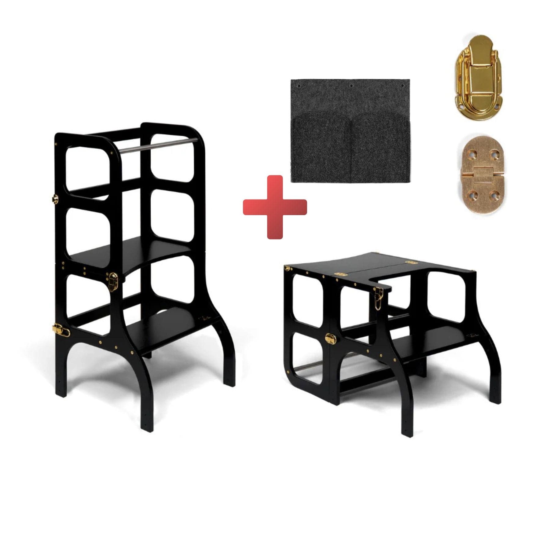 Wandelbare Montessori Lernturm und Tisch 2in1 - LeoBabys