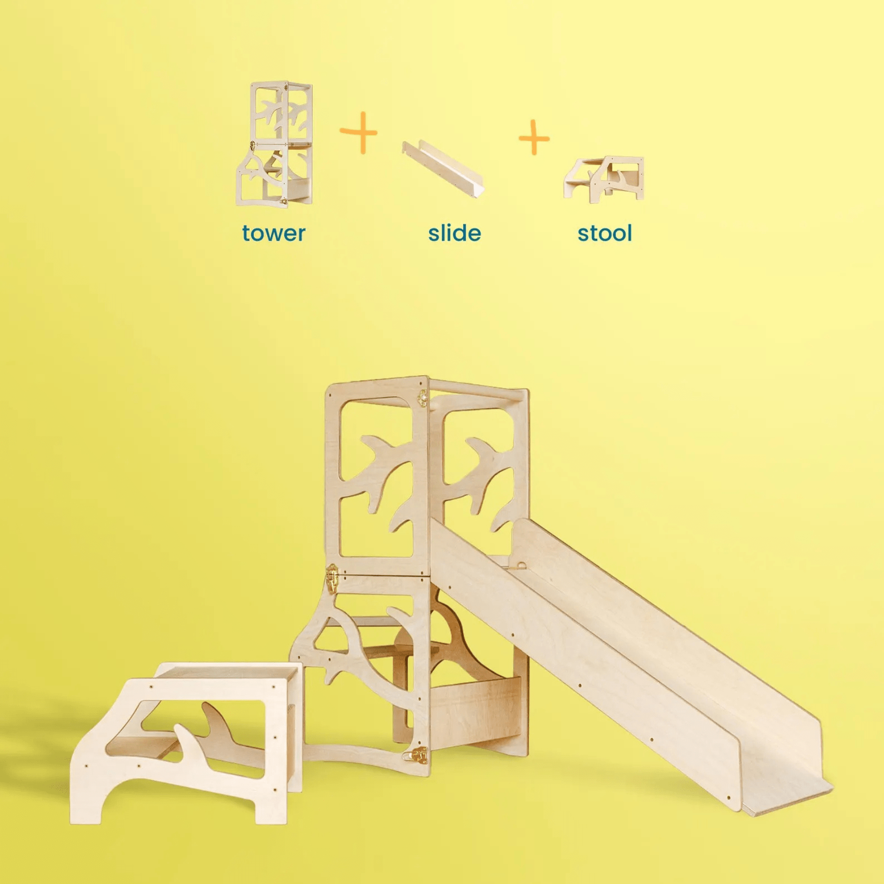 Wandelbarer Montessori Mehrzweck Lernturm klappbar Kinder - LeoBabys