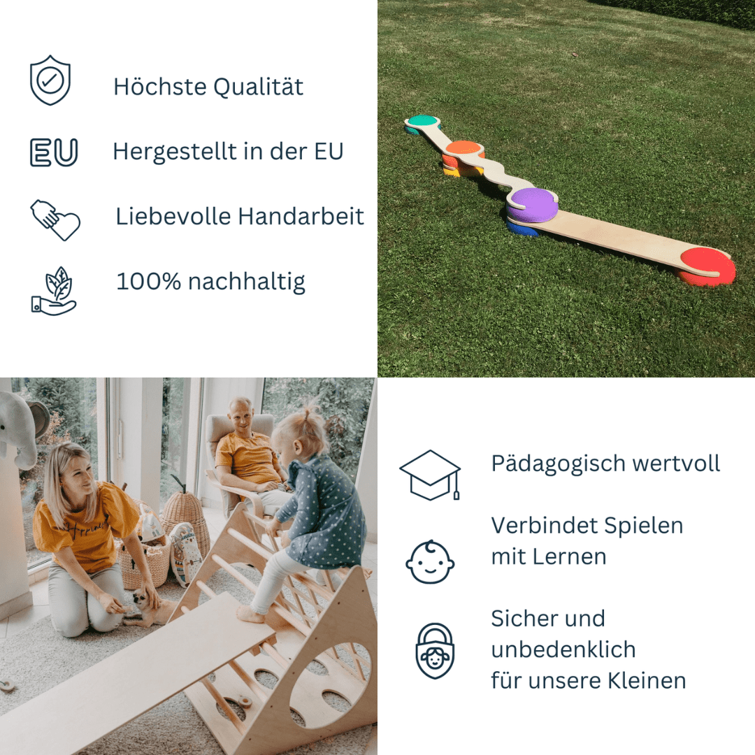 Balancebrücke Elefantenfuß Outdoor für Stapelstein