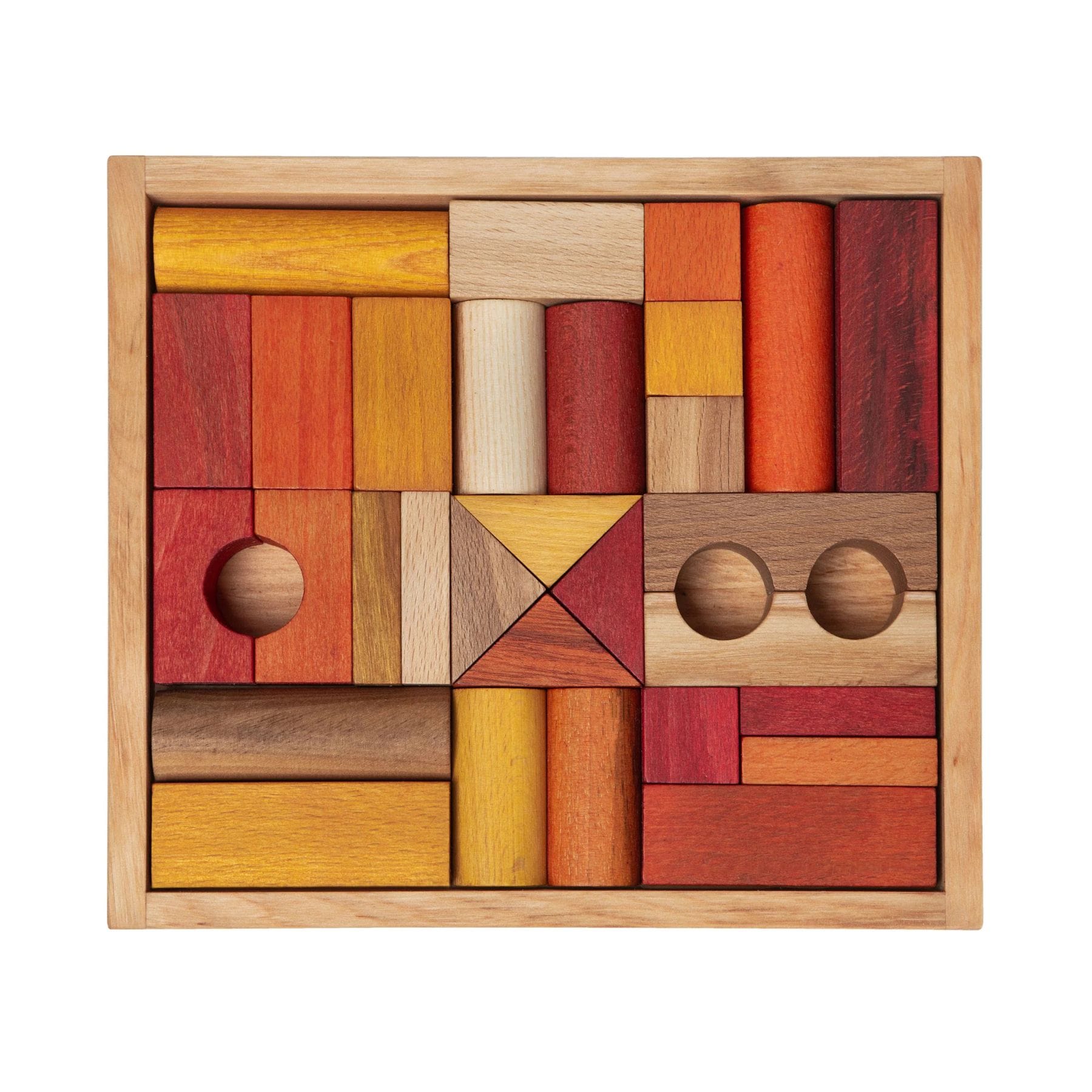 Wooden Story Holzbausteine im Tablett 30 Teile