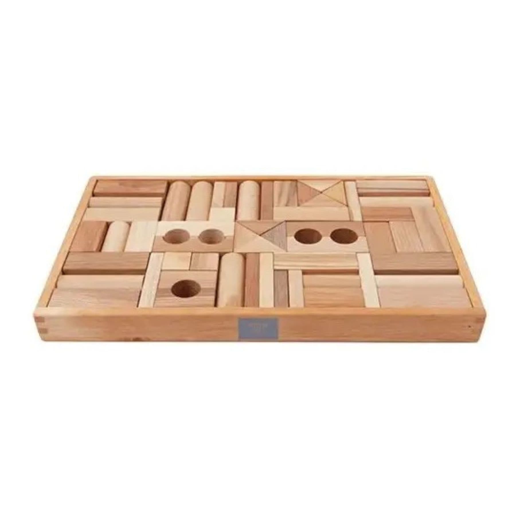 Wooden Story Holzbausteine im Tablett 54 Teile