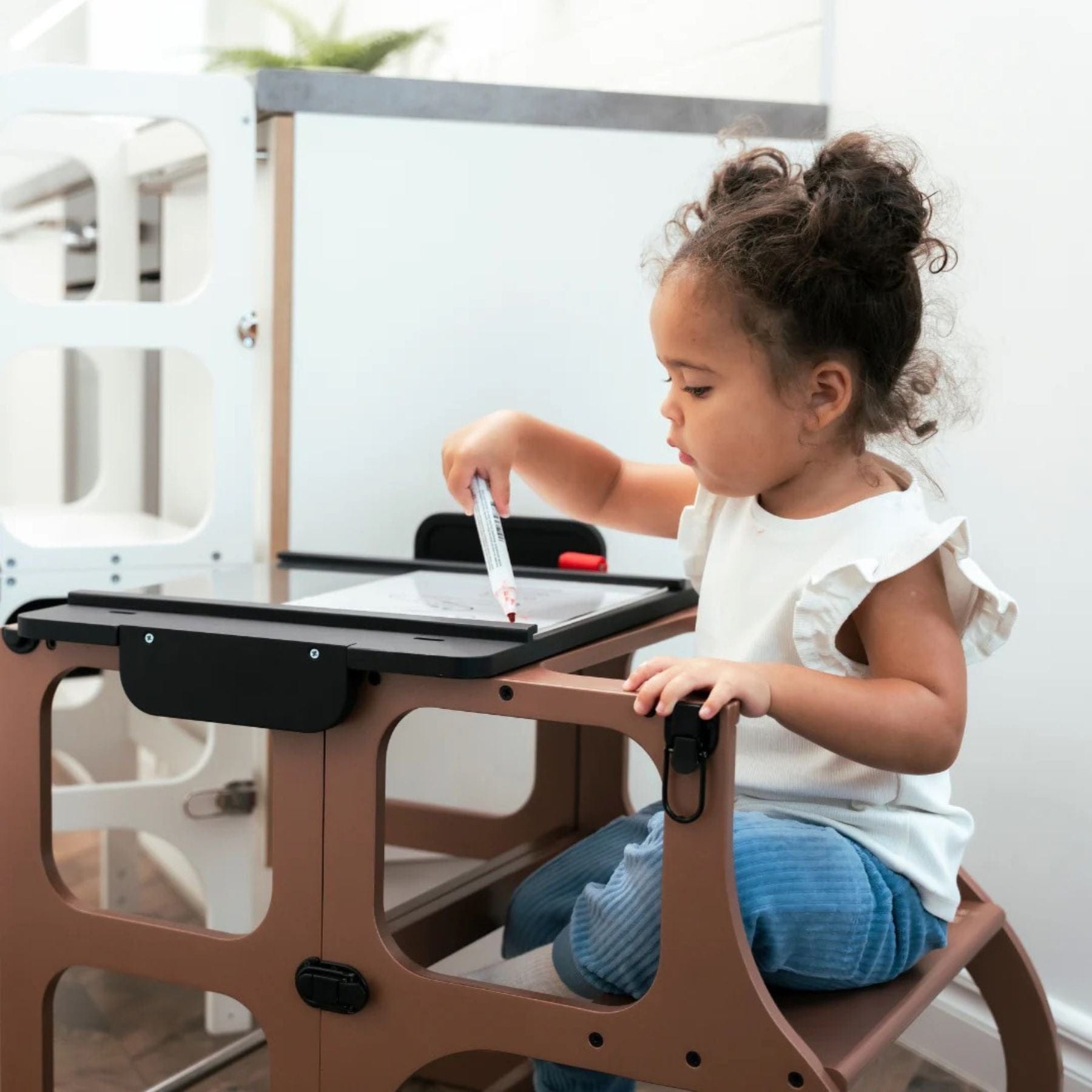 Zweiseitige Maltafel für Lerntürme & Kletterspielzeug