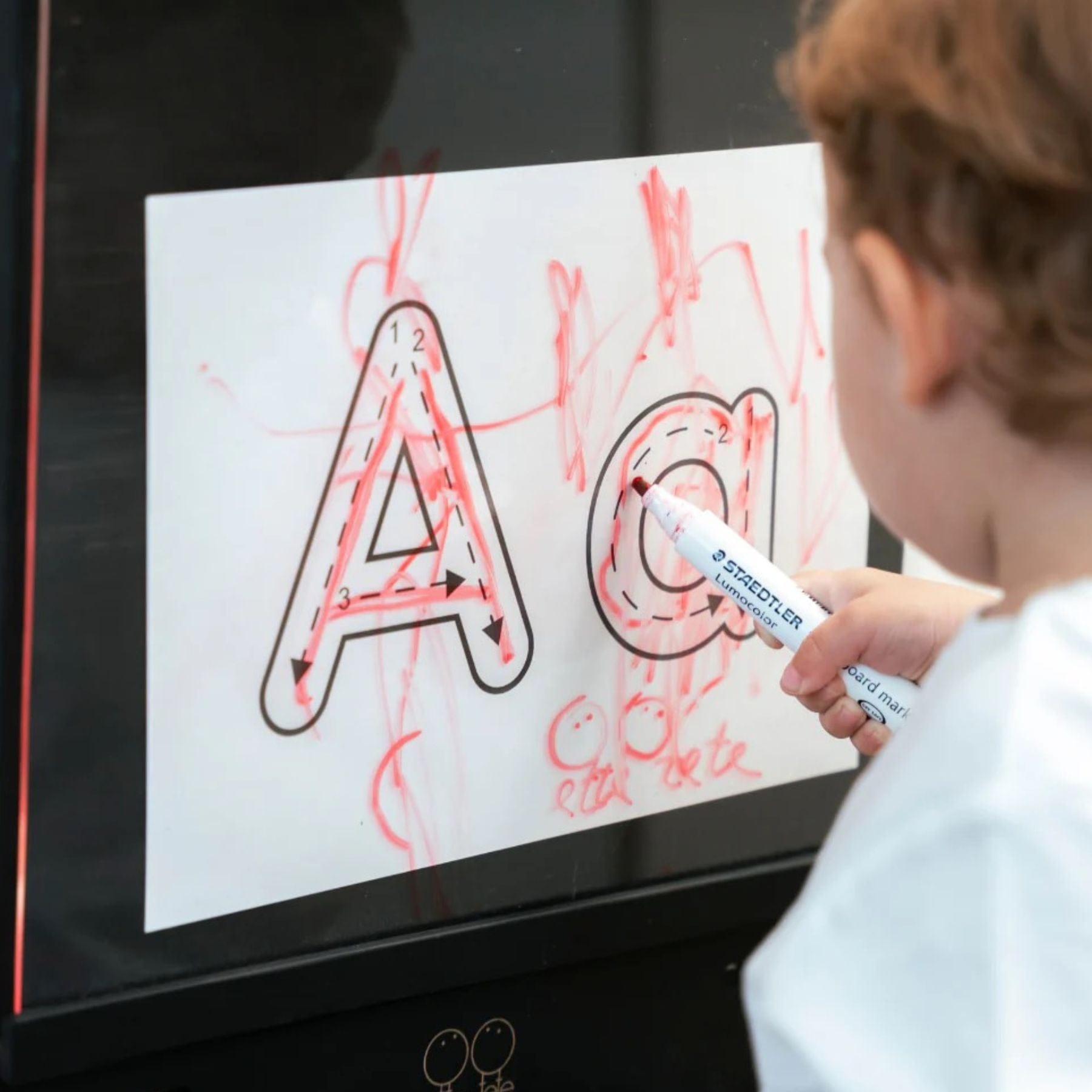 Zweiseitige Maltafel für Lerntürme & Kletterspielzeug