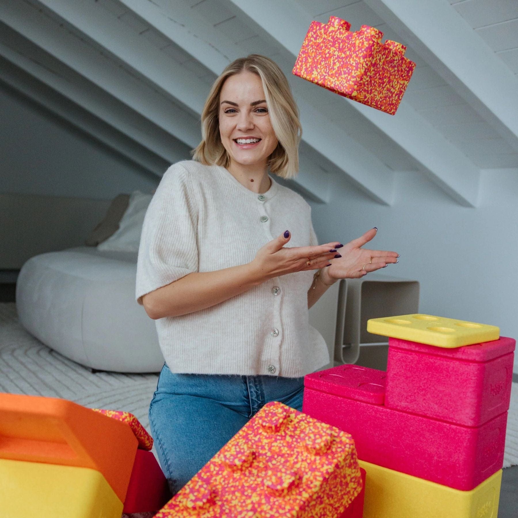 KREATIVFYR Special Edition 24 XXL Schaumstoffbausteine | bygge