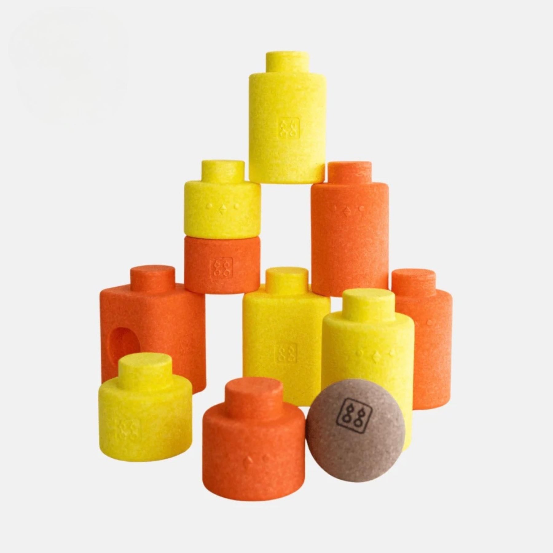 Kreativbausteine TOTONE 11 Teile | bygge Schaumstoffbausteine - LeoBabys