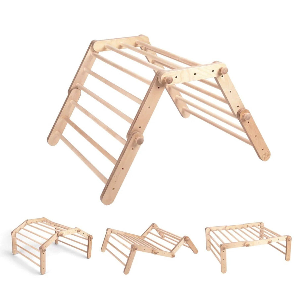 Kletterdreieck ette tete FIPITRI Pikler Klettergerüst mit 5 Segmenten