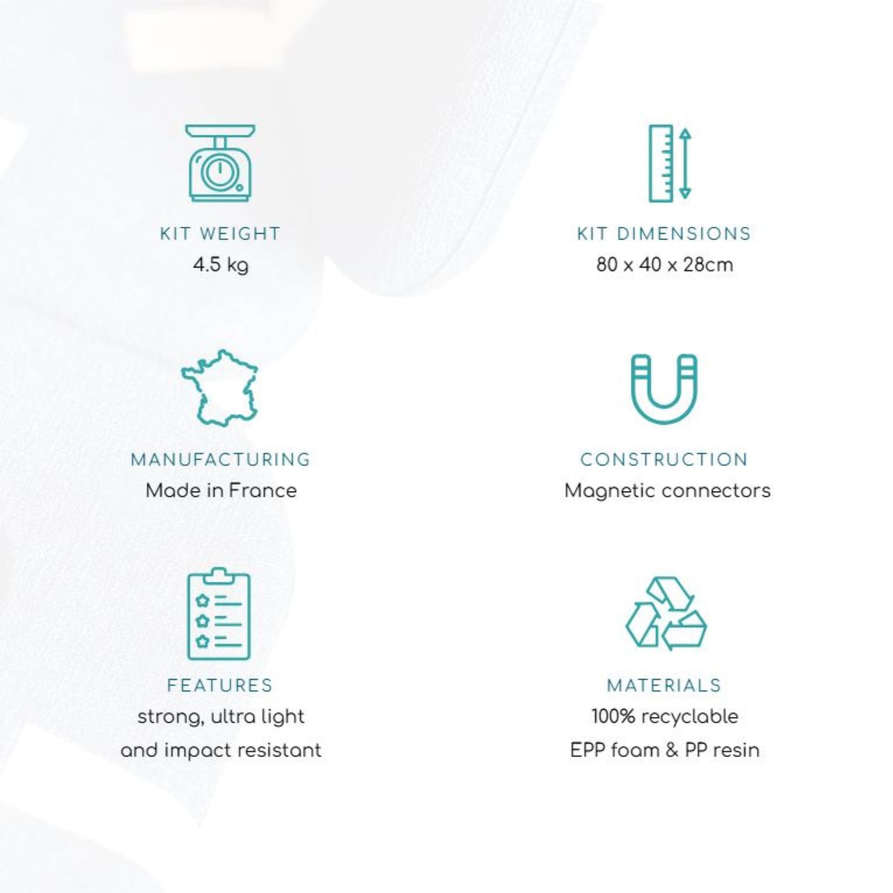 Magnetische Riesenbausteine - Magnetbaukasten Set 30-teilig - LeoBabys
