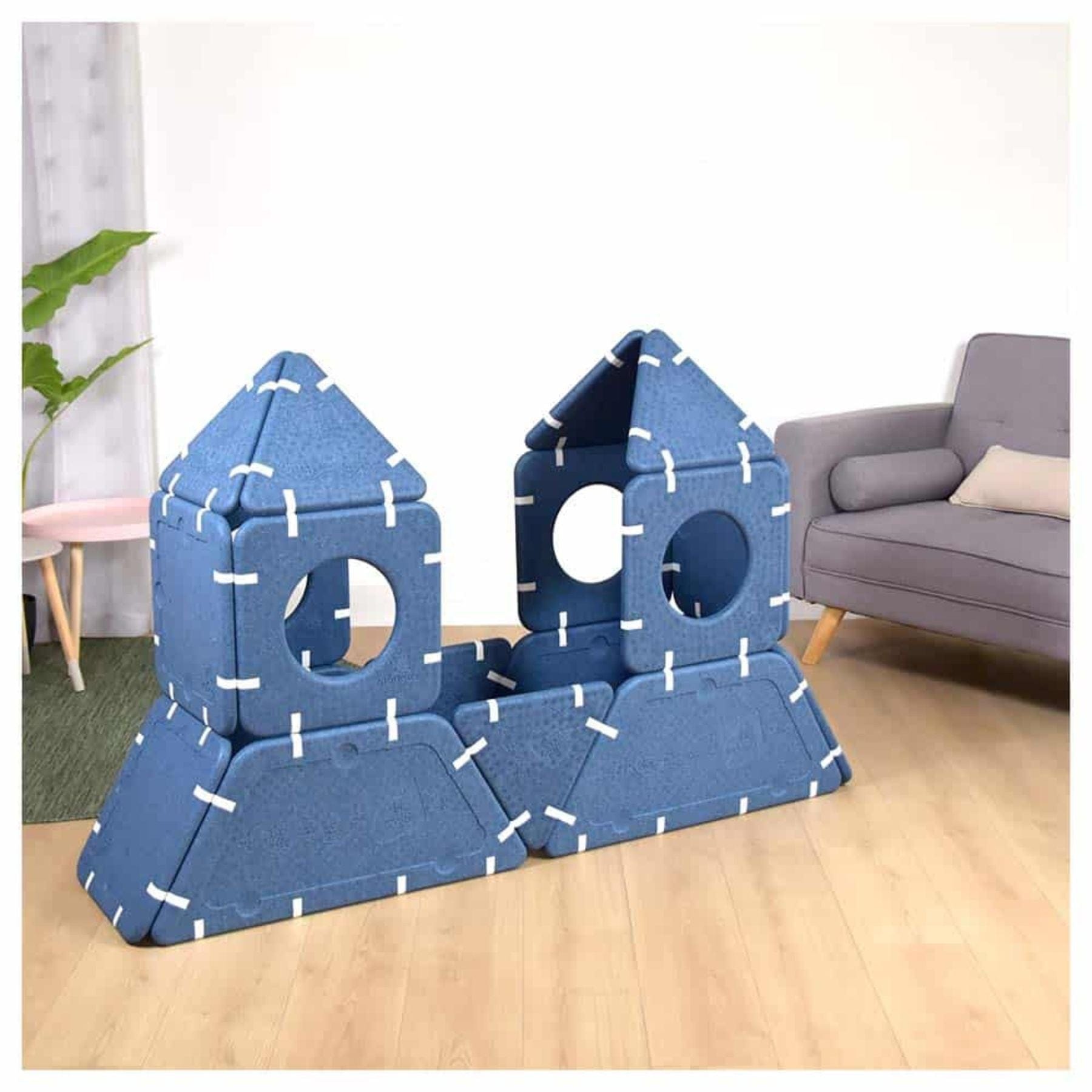 Magnetische Riesenbausteine - Magnetbaukasten-Set 30-teilig