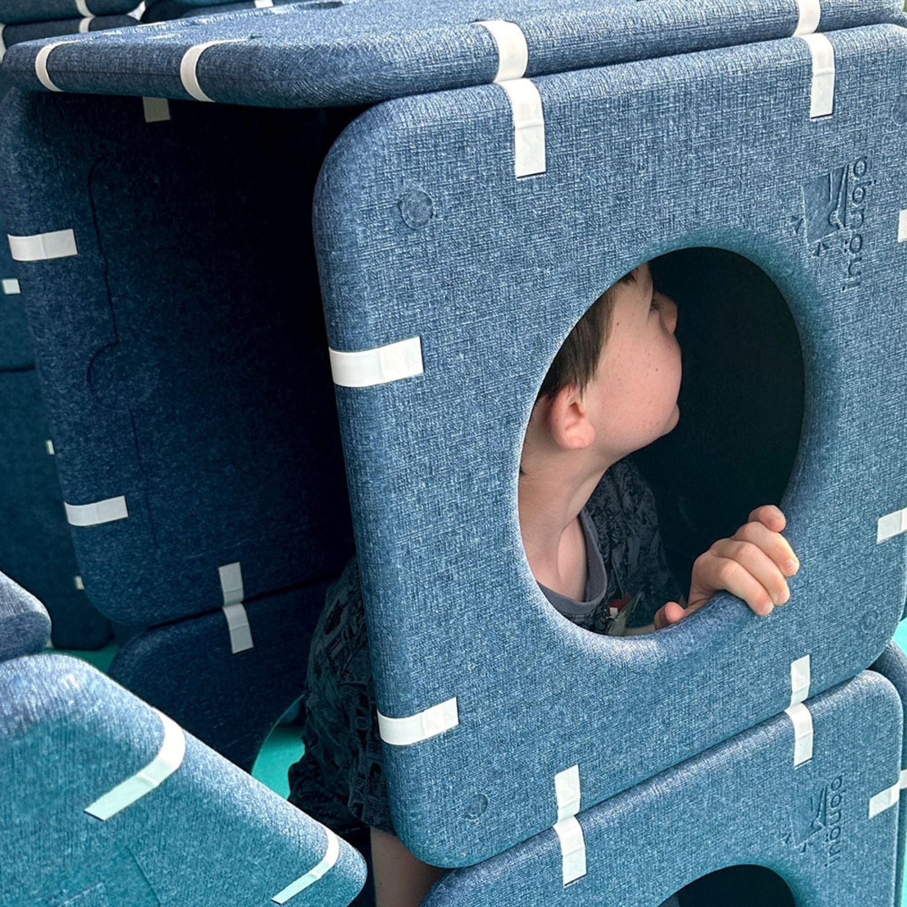 Magnetische Riesenbausteine - Magnetbaukasten-Set 30-teilig