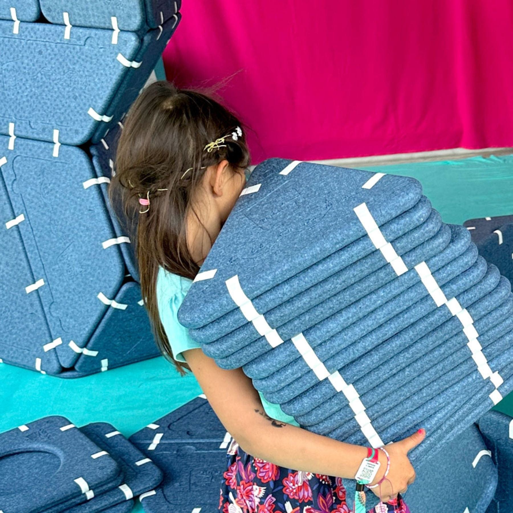 Magnetische Riesenbausteine - Magnetbaukasten-Set 30-teilig