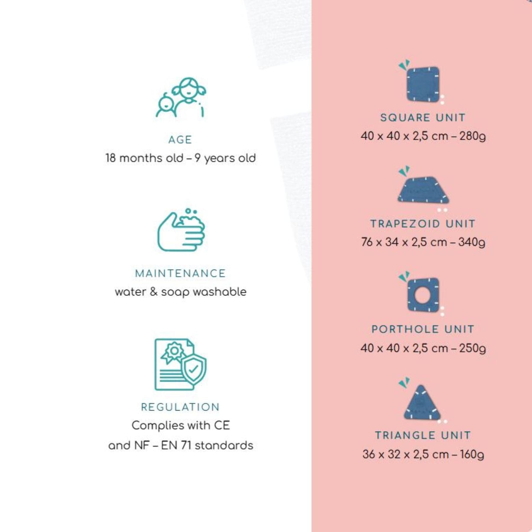 Magnetische Riesenbausteine – 10-teiliges Erweiterungsset - LeoBabys