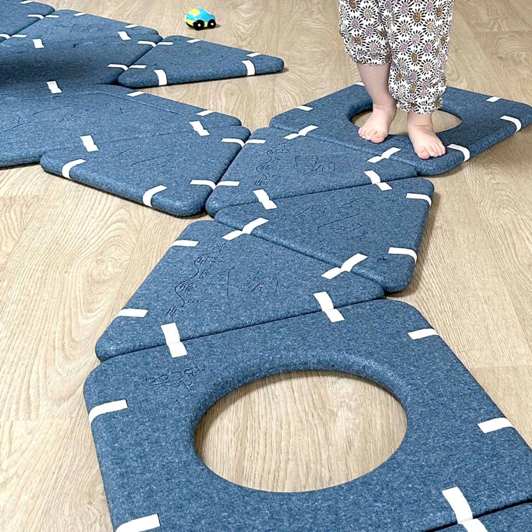 Magnetische Riesenbausteine – 10-teiliges Magnetbaukasten-Set (Inöuqa Extra Set)