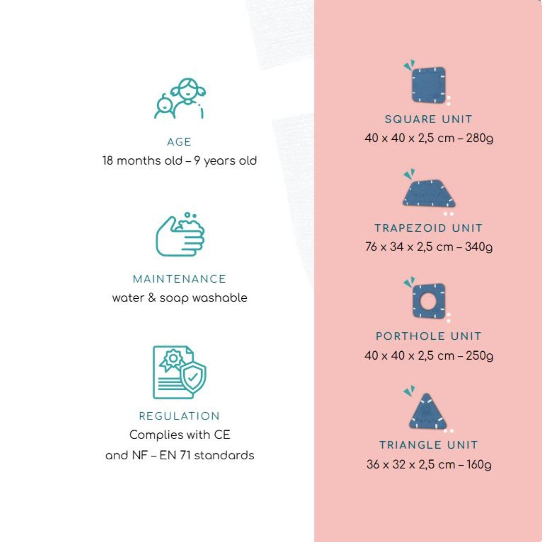 Magnetische Riesenbausteine - Magnetbaukasten-Set 20-teilig