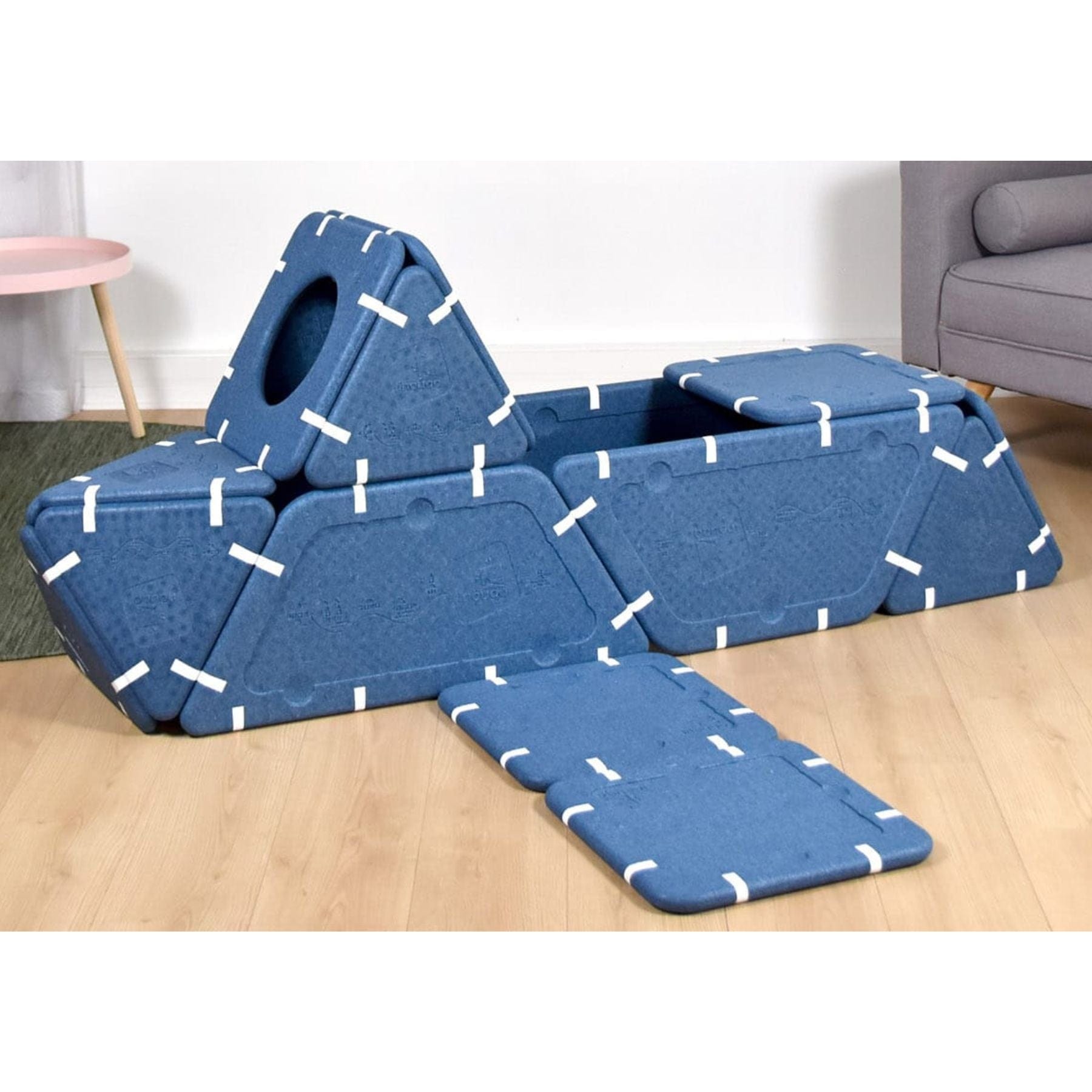 Magnetische Riesenbausteine – 20-teiliges Magnetbaukasten-Set (Inöuqa Adventure Set)