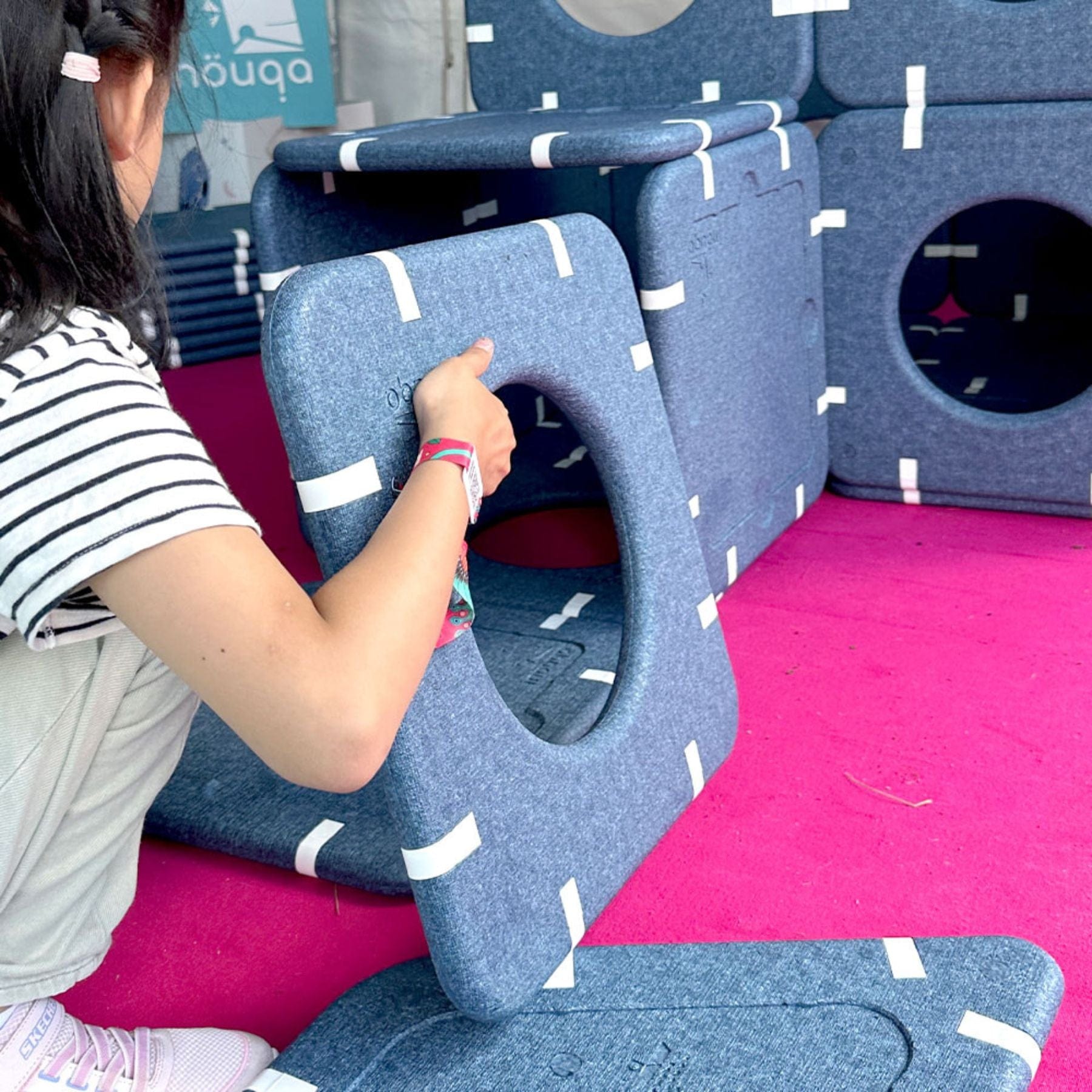 Magnetische Riesenbausteine - Magnetbaukasten-Set 30-teilig