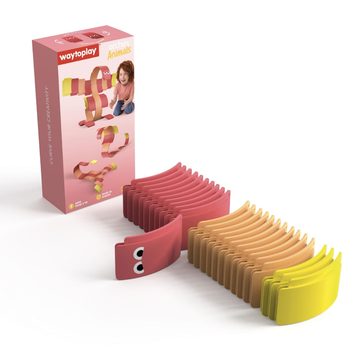 Konstruktionsspielzeug waytoplay Arches Reptile Creatures, 25 Bögen für Reptilien