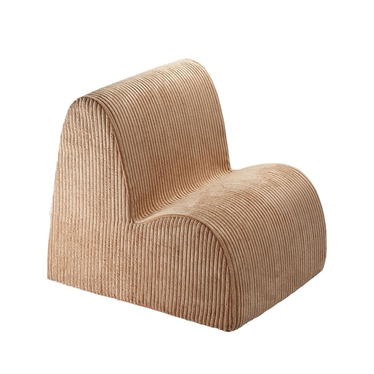 Polstermöbel wigiwama Cloud Chair aus Cord, Kindersessel aus Schaumstoff