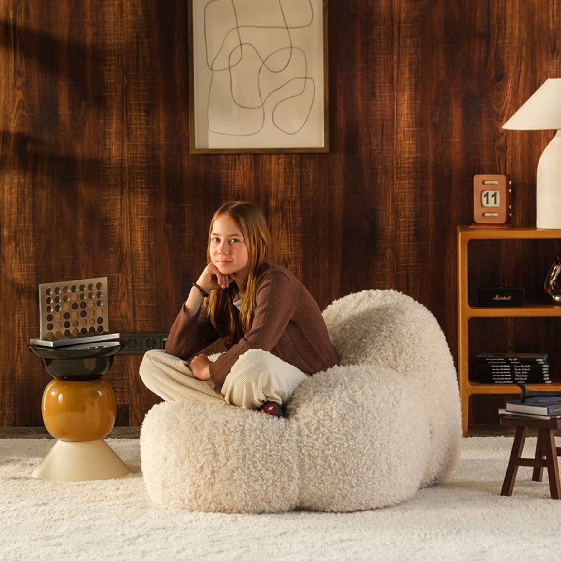 wigiwama Momo Chair - Loungesessel für Teenager | OEKO-TEX, handgefertigt in der EU