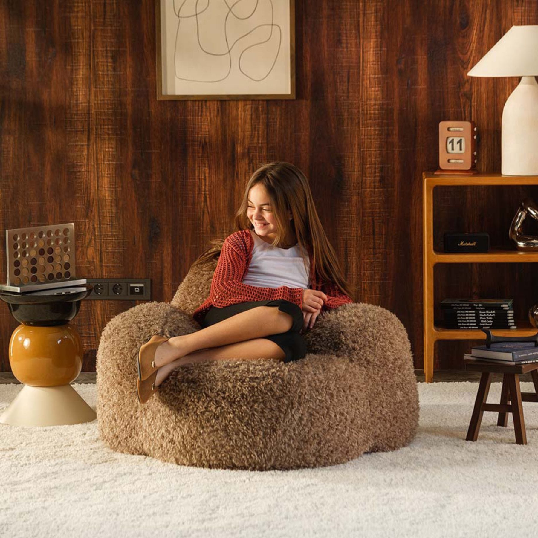 wigiwama Momo Chair - Loungesessel für Teenager | OEKO-TEX, handgefertigt in der EU