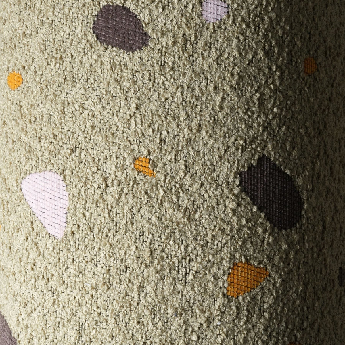 wigiwama Square Ottoman Terrazzo aus Bouclé, Sitzhocker für Kinder - LeoBabys