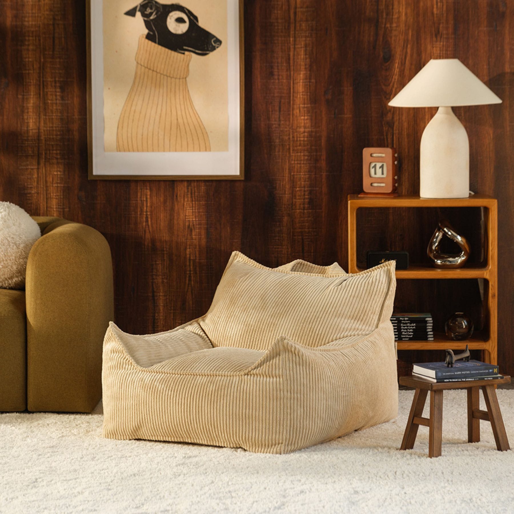 wigiwama Club Chair - Sessel für Teenager | Cord & Teddy, handgefertigt in der EU