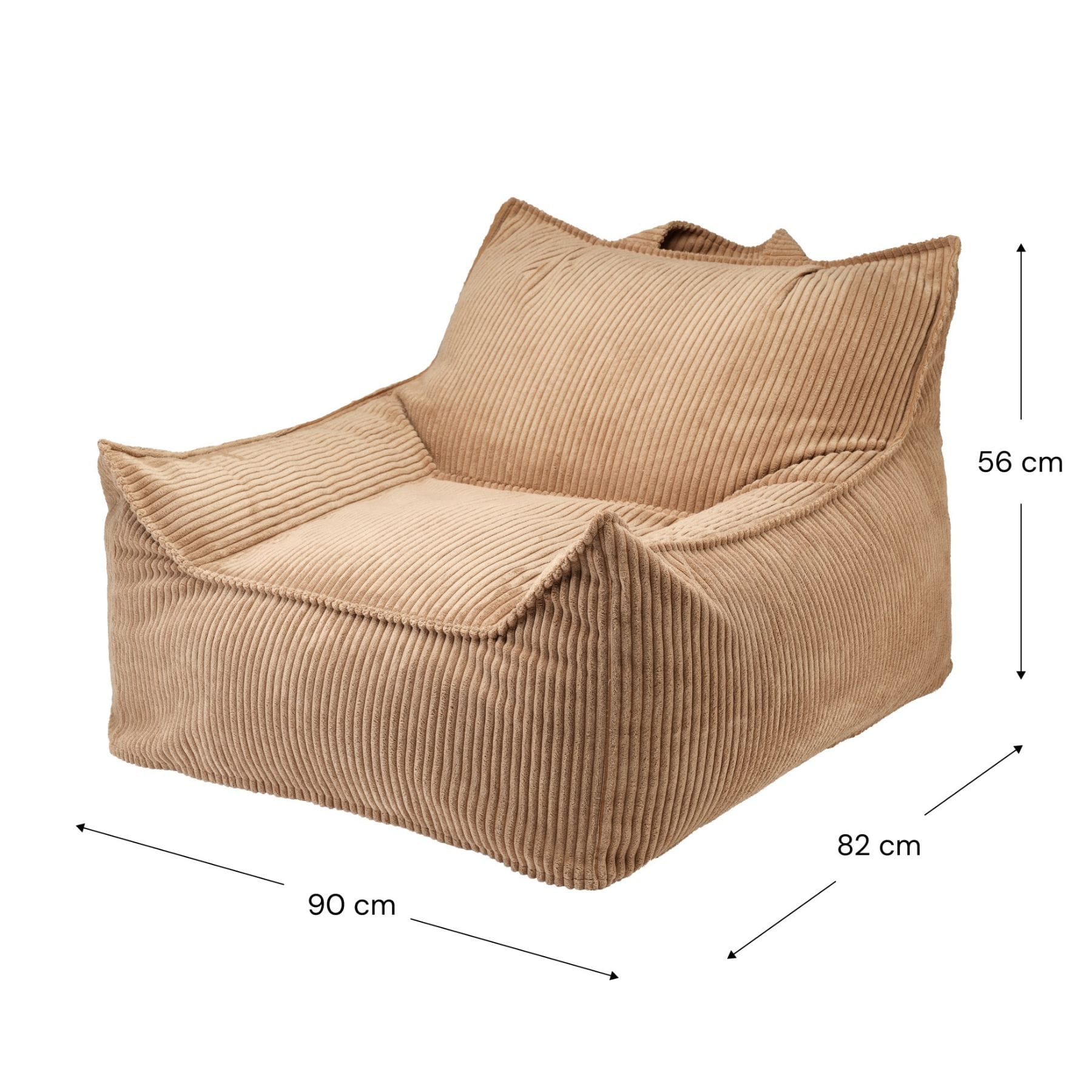 wigiwama Club Chair - Sessel für Teenager | Cord & Teddy, handgefertigt in der EU
