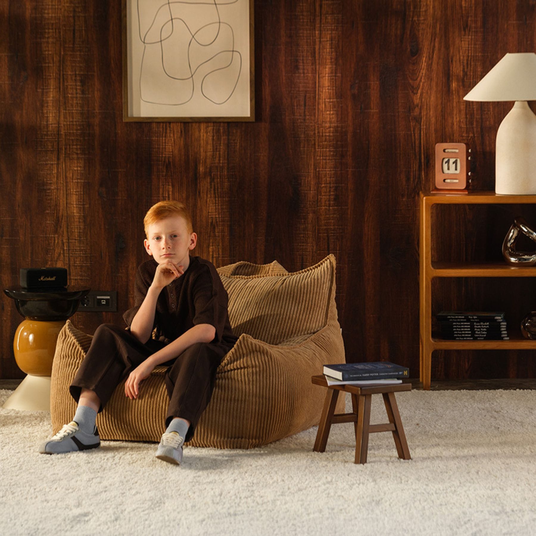 wigiwama Club Chair - Sessel für Teenager | Cord & Teddy, handgefertigt in der EU