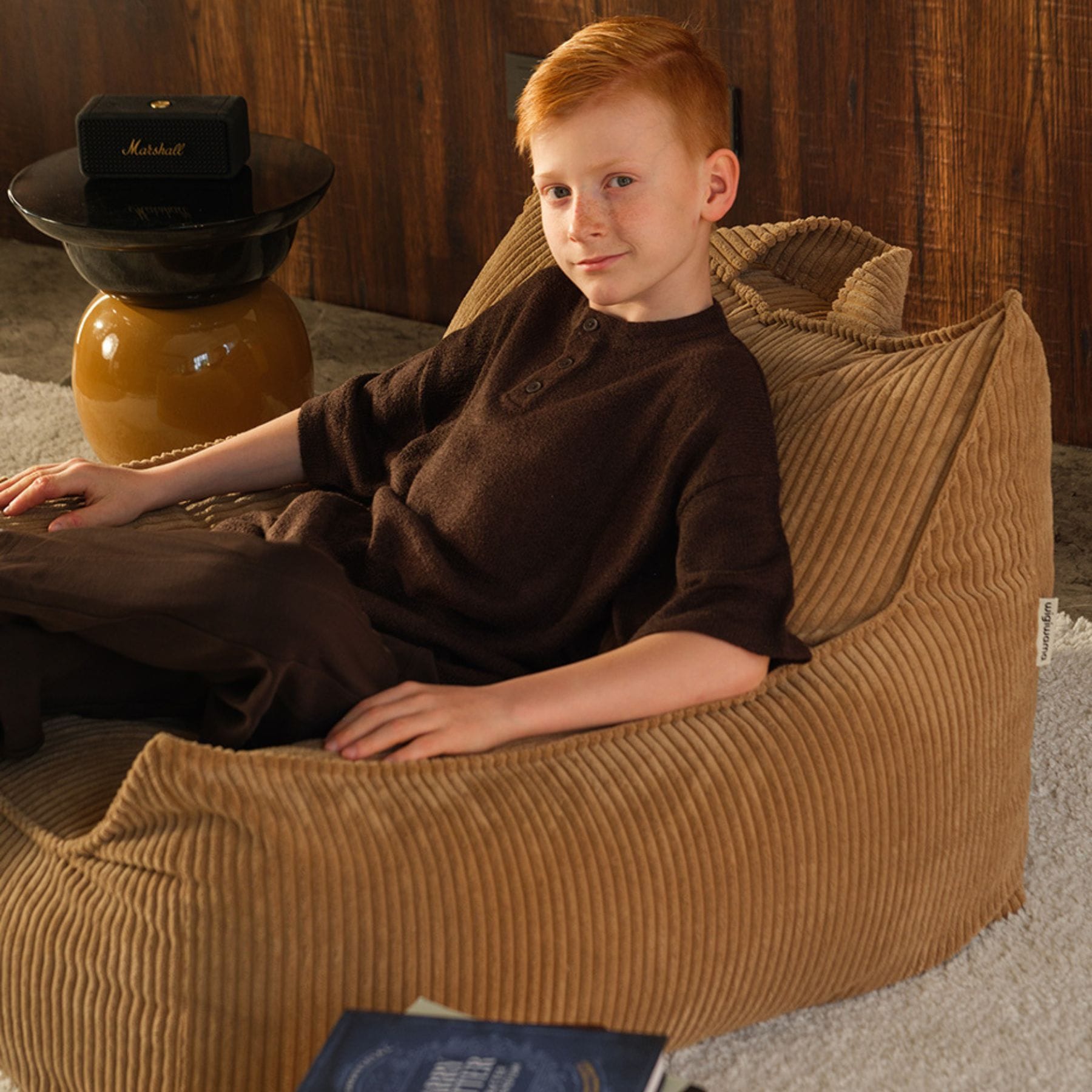 wigiwama Club Chair - Sessel für Teenager | Cord & Teddy, handgefertigt in der EU