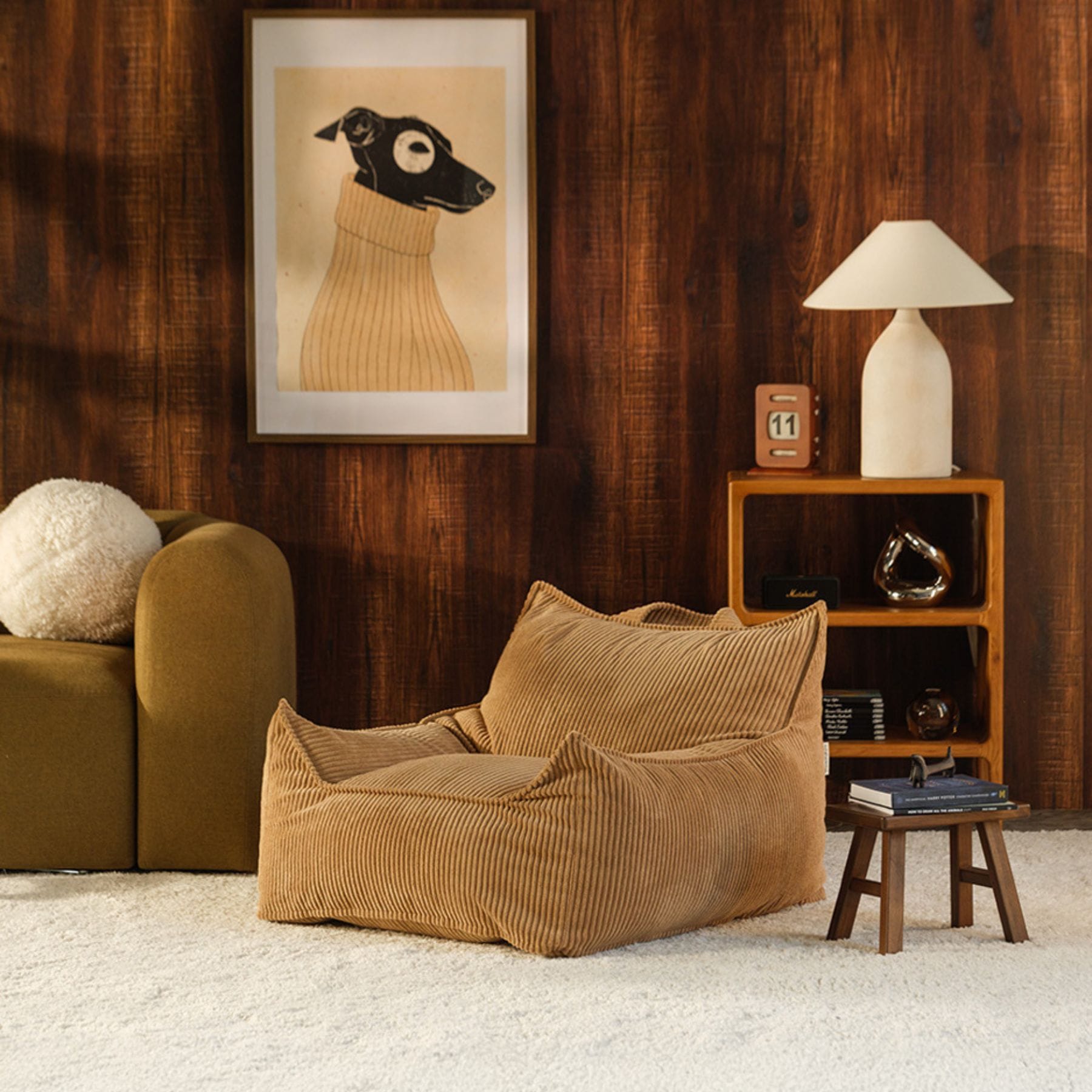wigiwama Club Chair - Sessel für Teenager | Cord & Teddy, handgefertigt in der EU