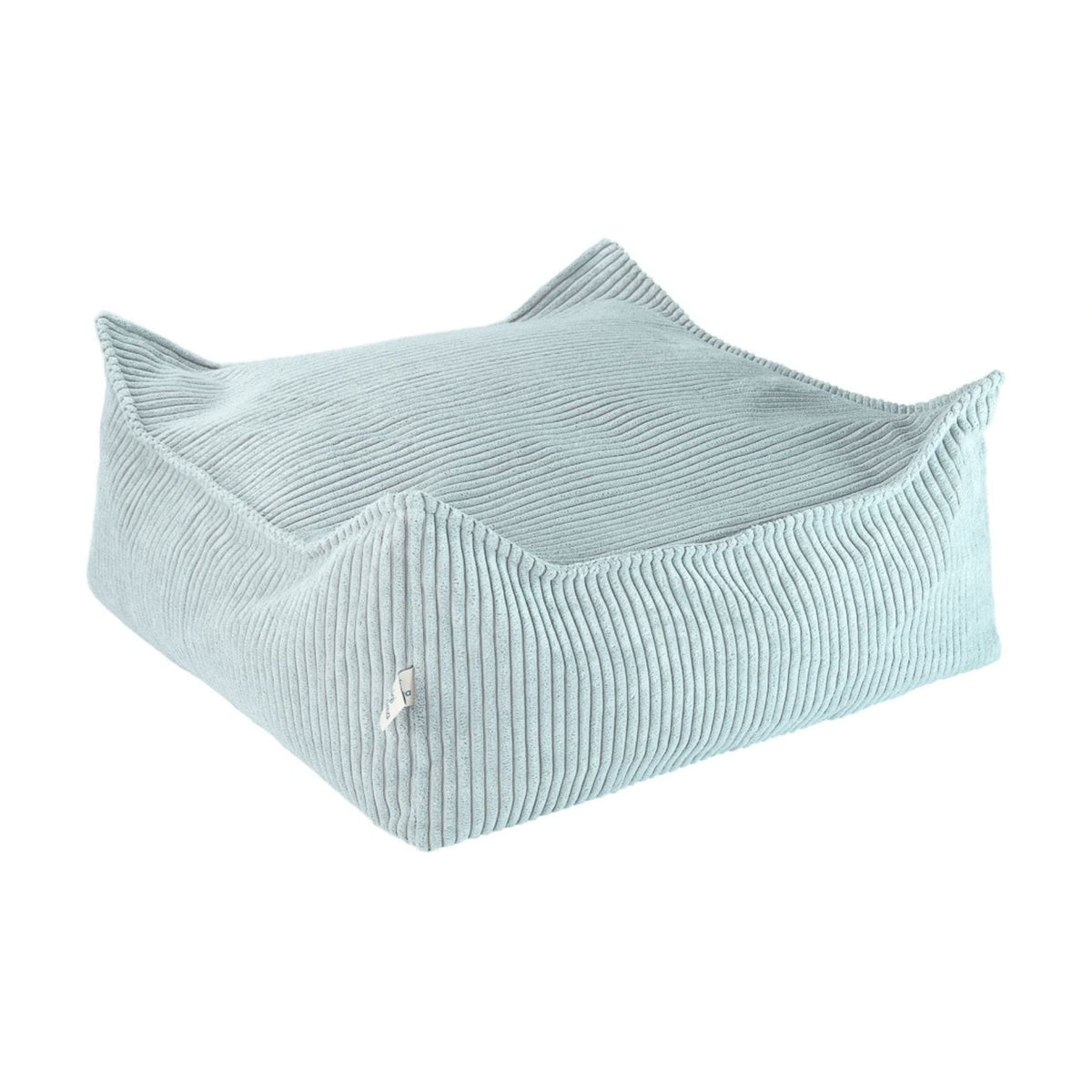 wigiwama Square Ottoman aus Cord, Sitzhocker für Kinder - LeoBabys