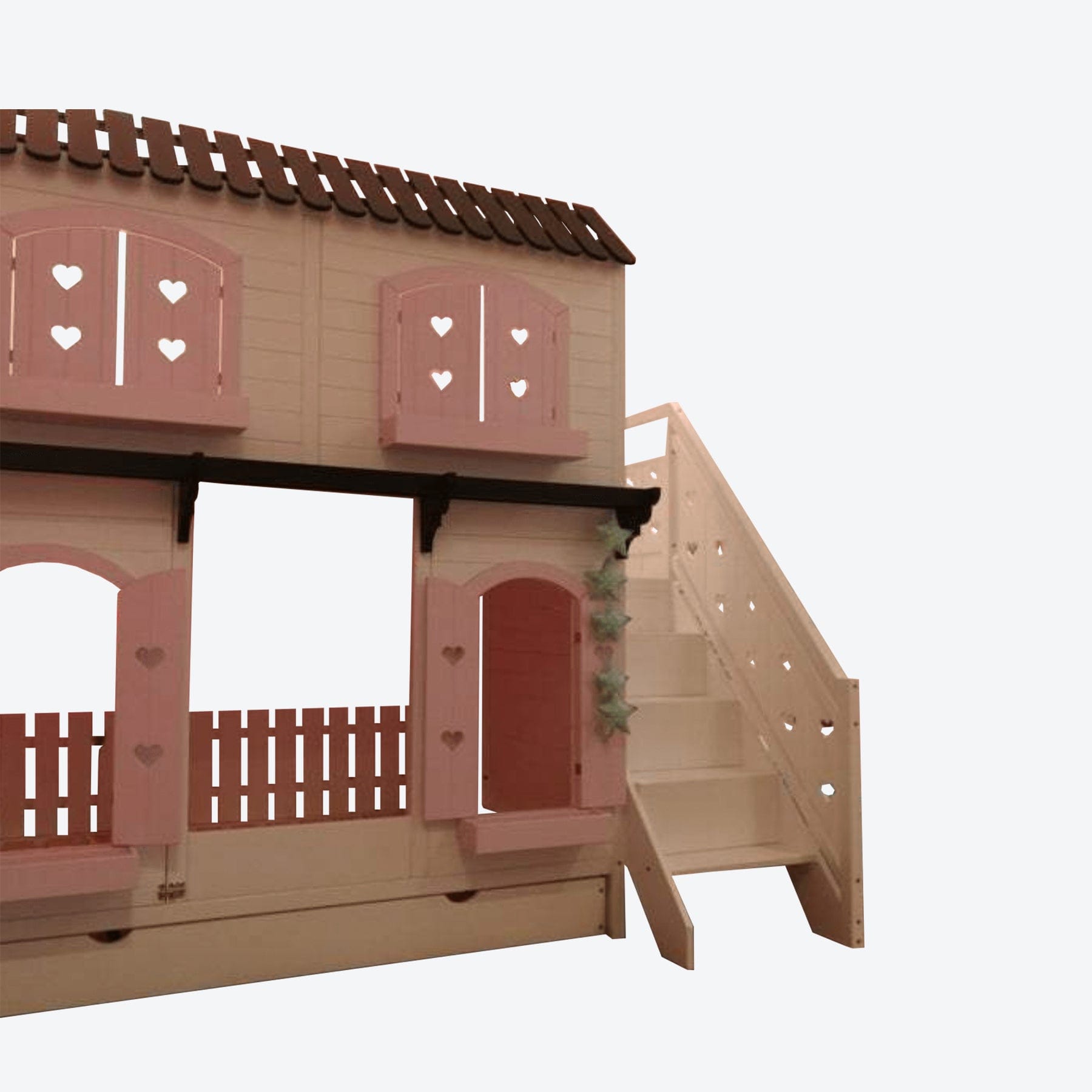 Kinderbett Hausbett Etagenbett Prinzessin - LeoBabys