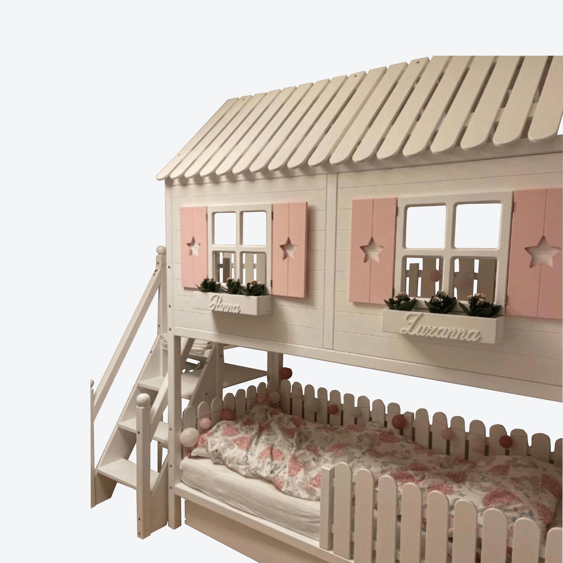 Kinderbett Hochbett Hausbett Individuell - LeoBabys
