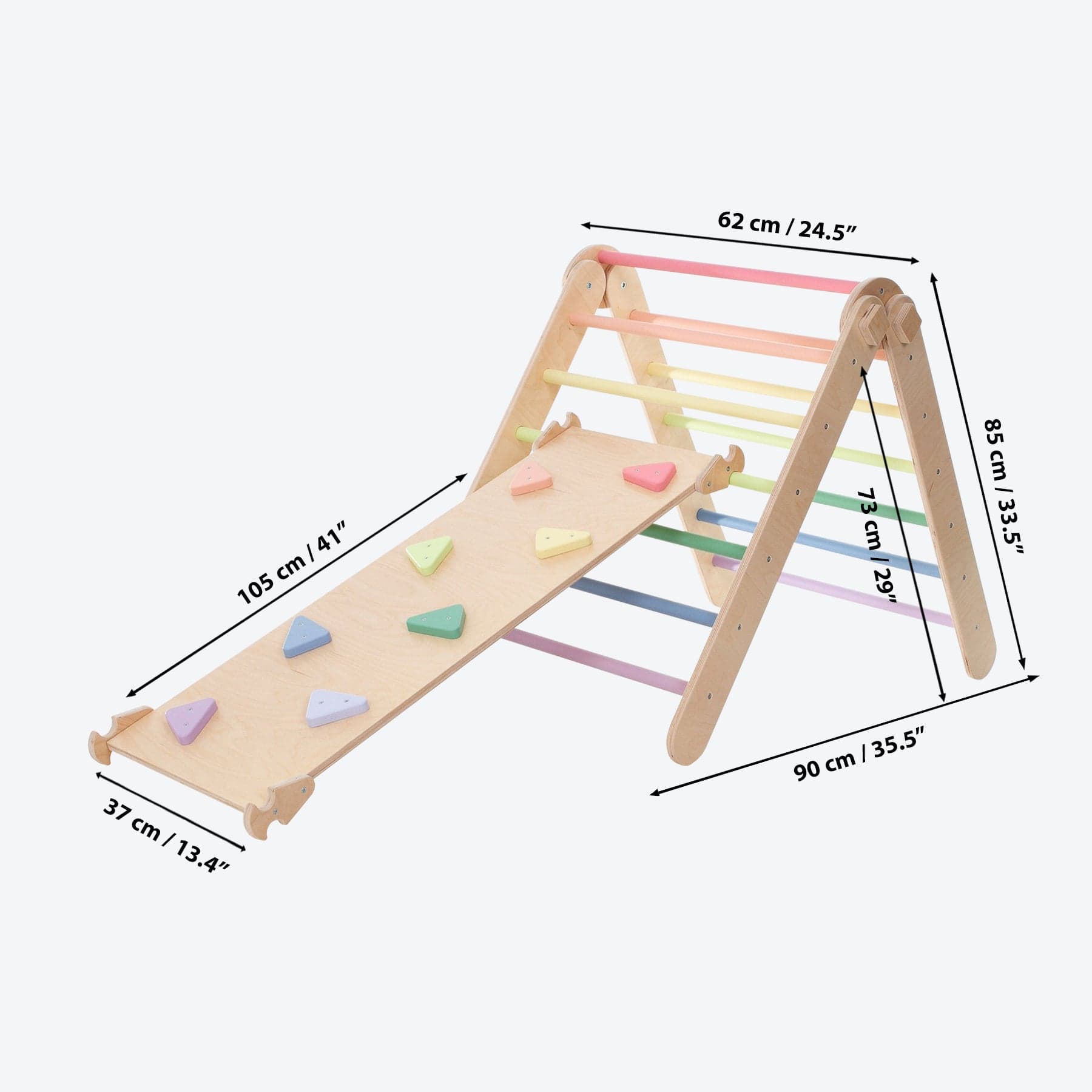 Pikler Dreieck Set Pastell - LeoBabys