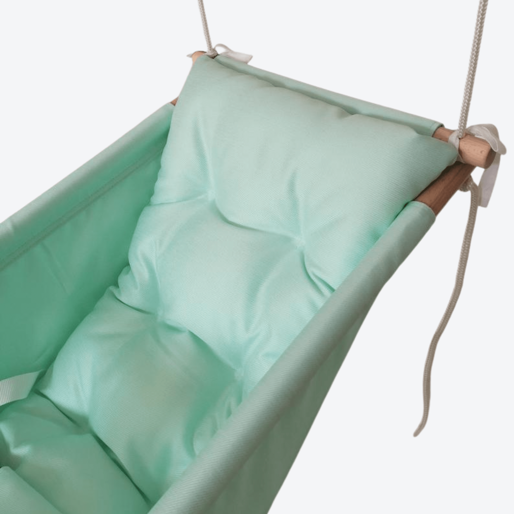 Babyschaukel Groß Polyester Mint - LeoBabys