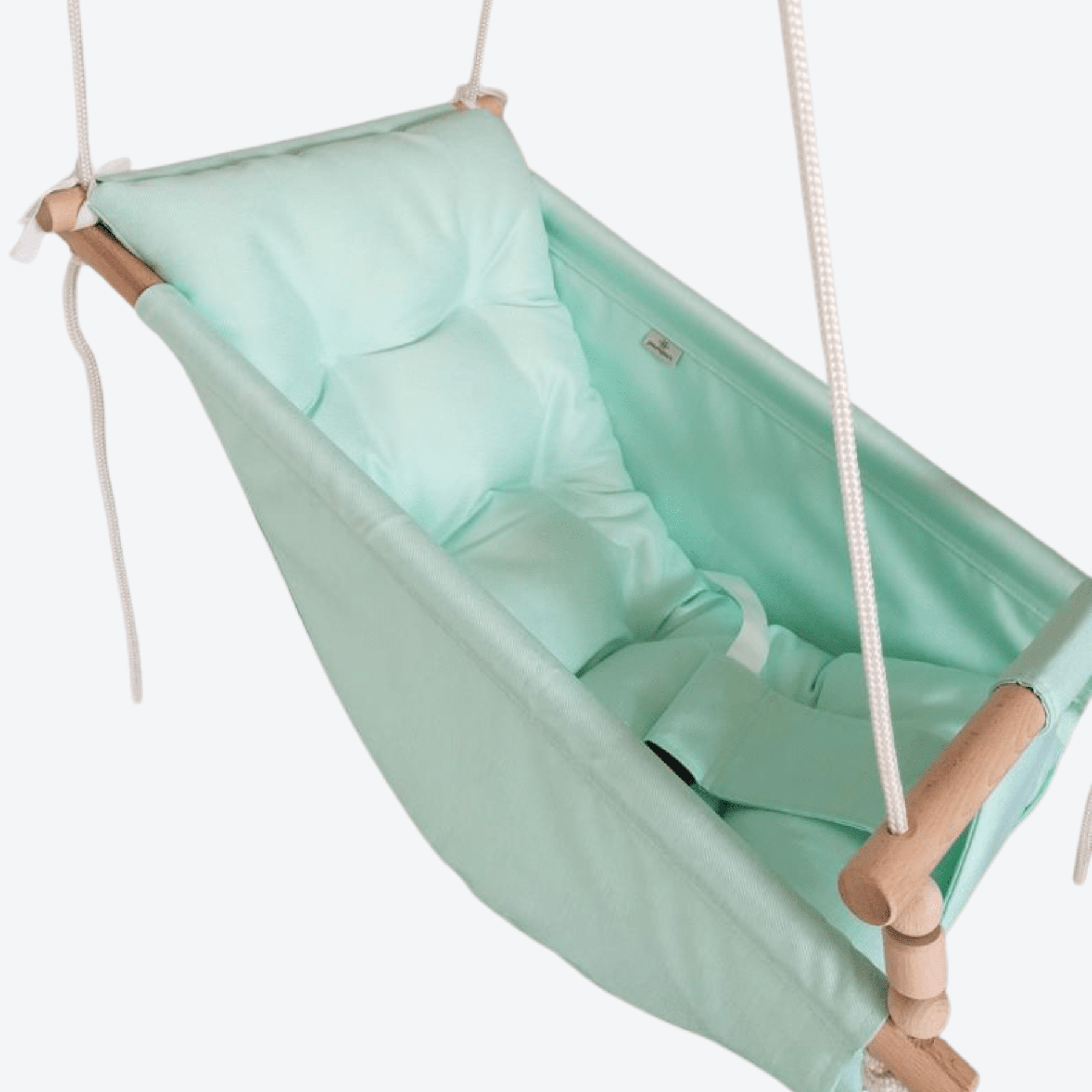Babyschaukel Groß Polyester Mint - LeoBabys