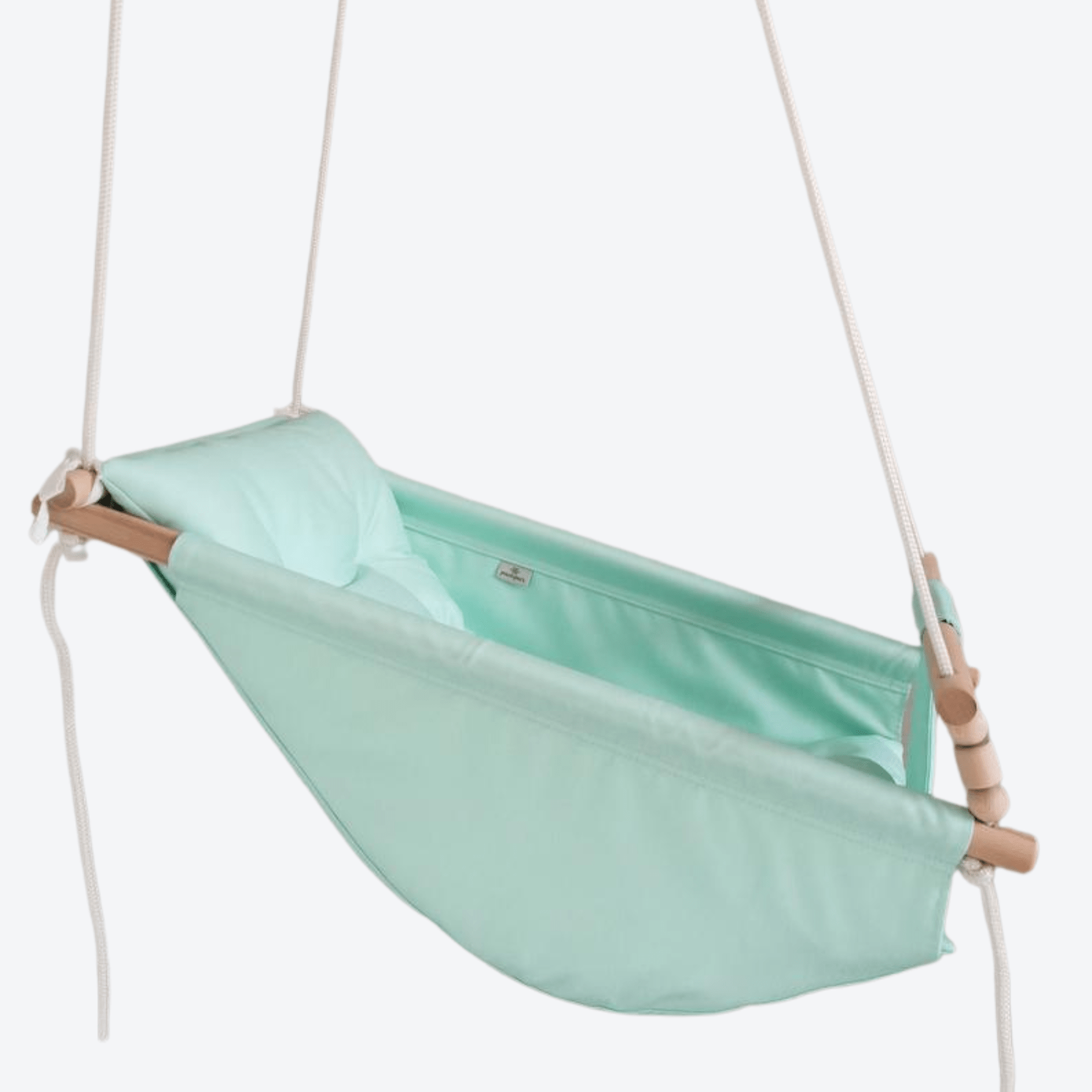 Babyschaukel Groß Polyester Mint - LeoBabys