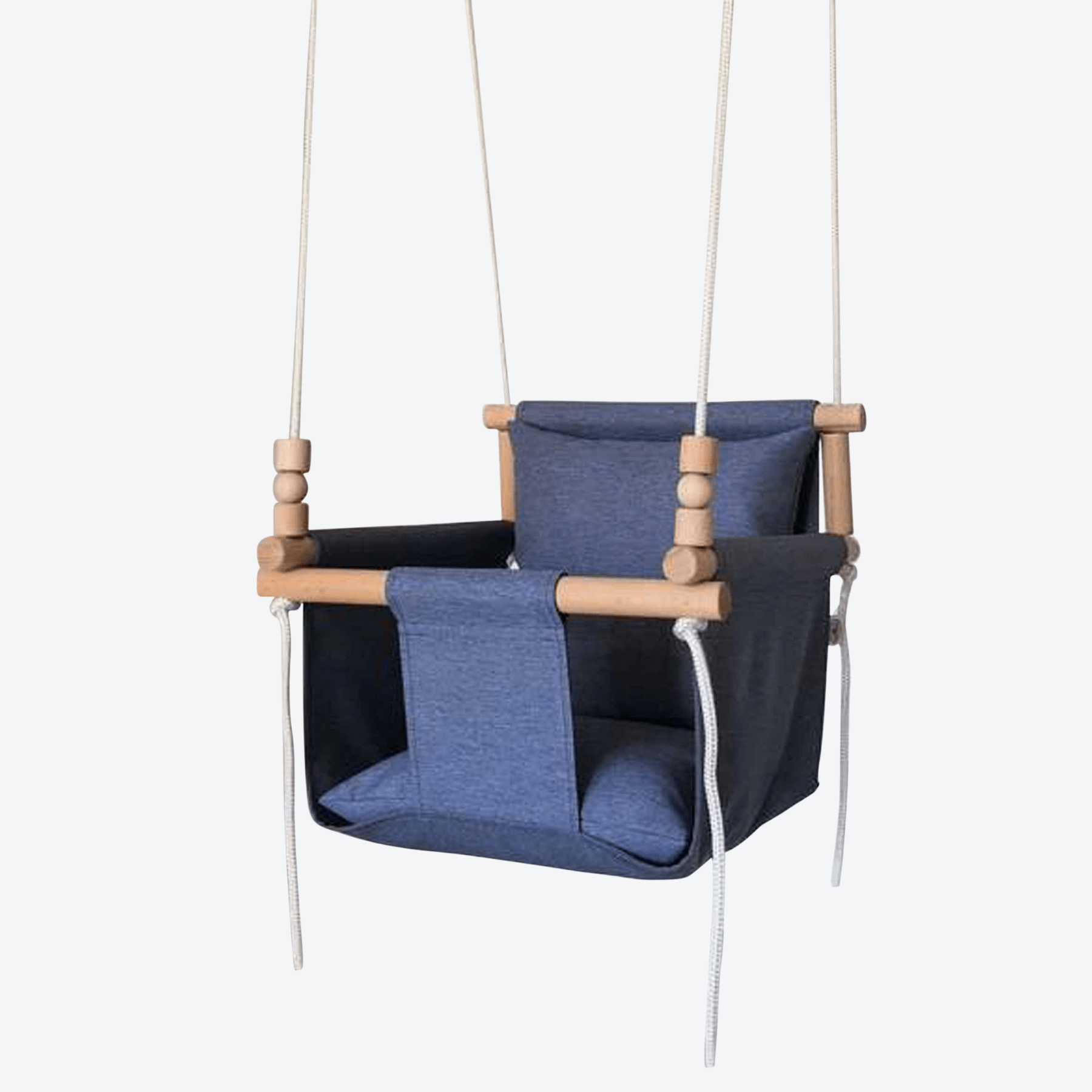 Babyschaukel Normal Stoff Blau Jeans - LeoBabys