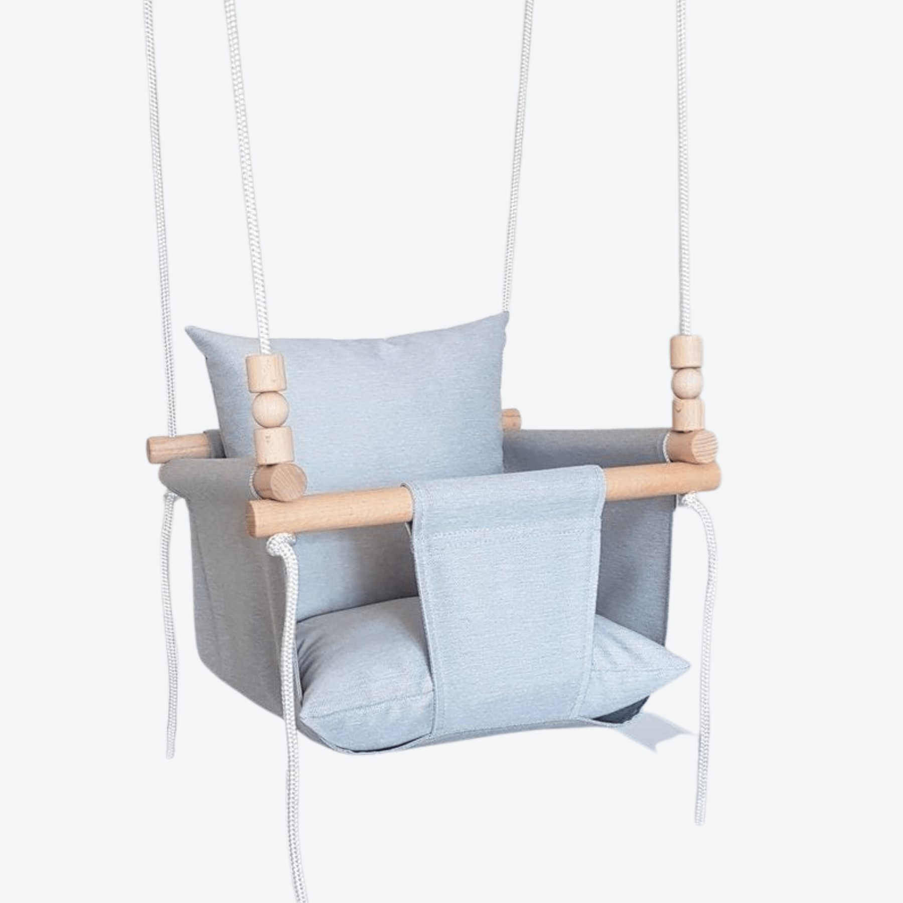 Babyschaukel Normal Stoff Grau - LeoBabys