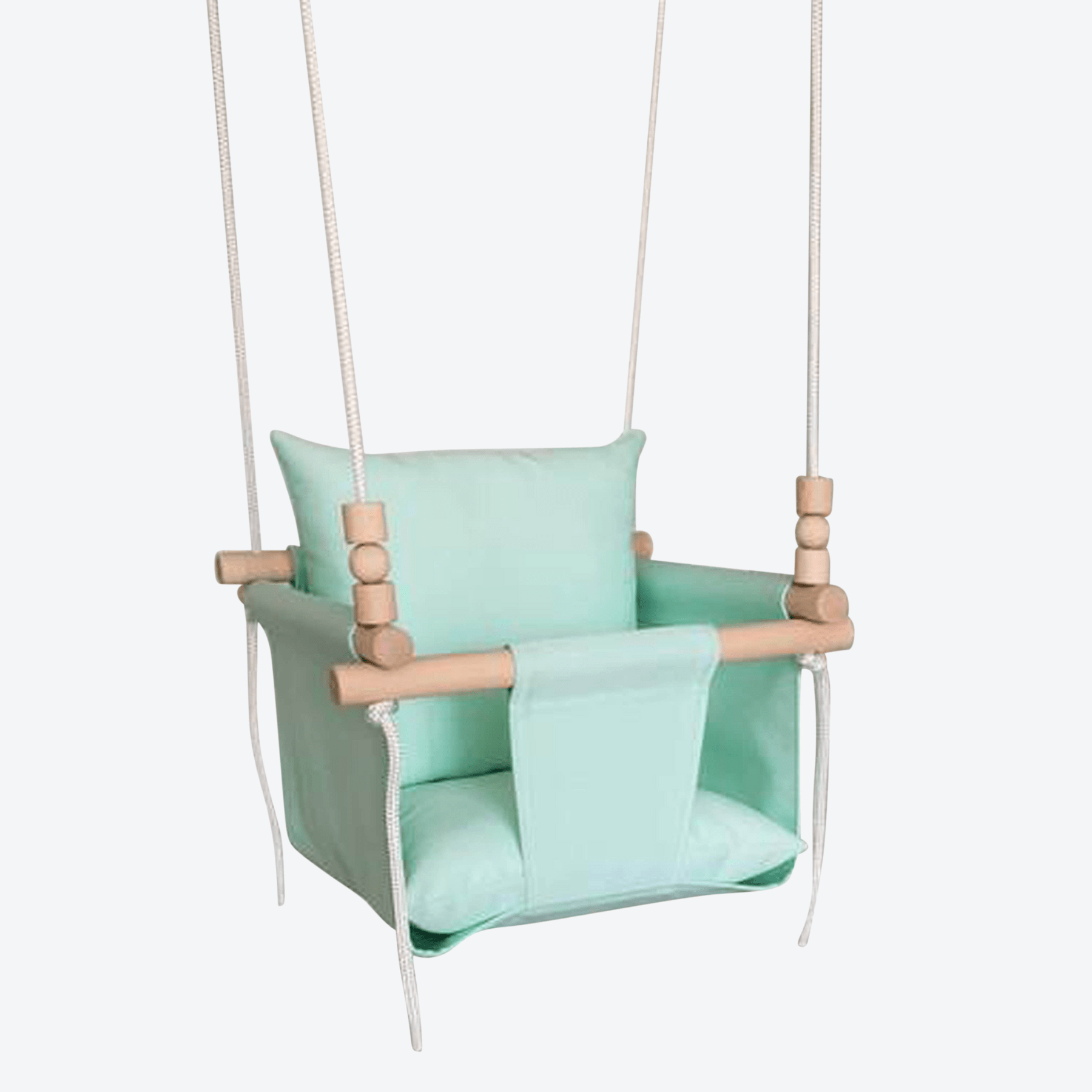 Babyschaukel Normal Stoff Mint Grün - LeoBabys