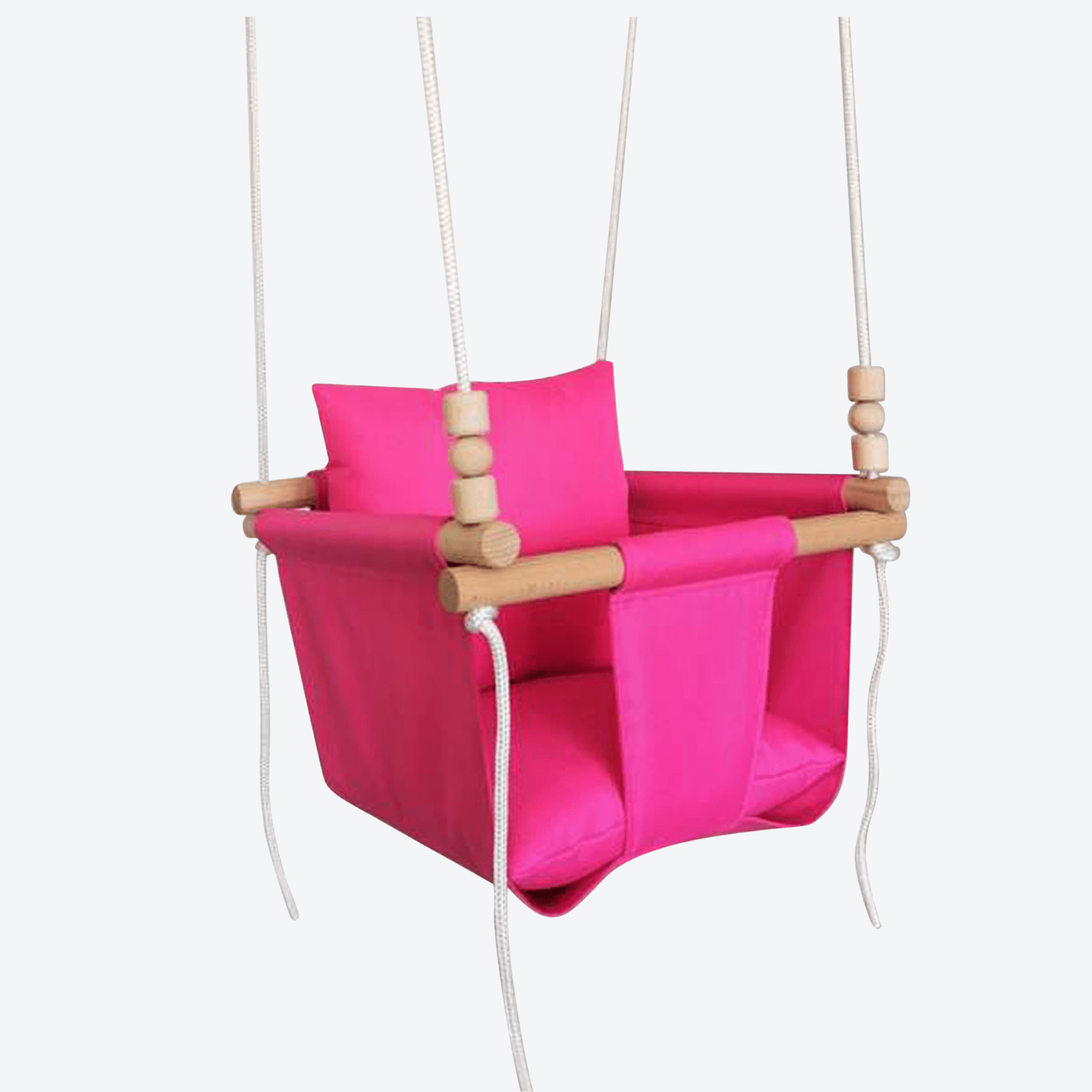 Babyschaukel Normal Stoff Pink - LeoBabys