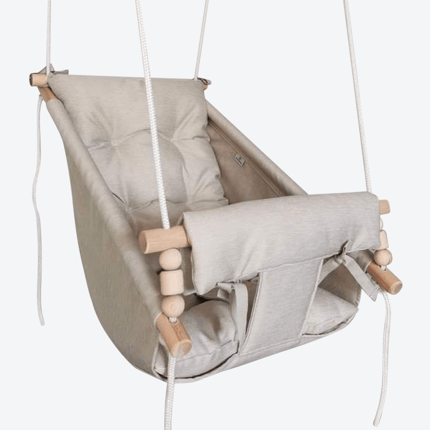 Babyschaukel Babyliegeschaukel wasserfest Beige - LeoBabys