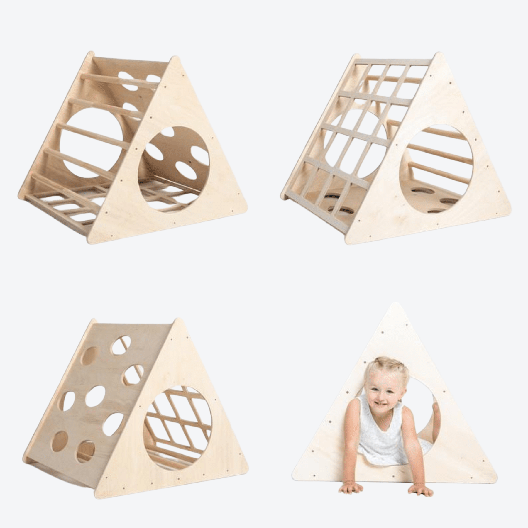 Kletterdreieck Pikler Dreieck Vier Seiten - LeoBabys